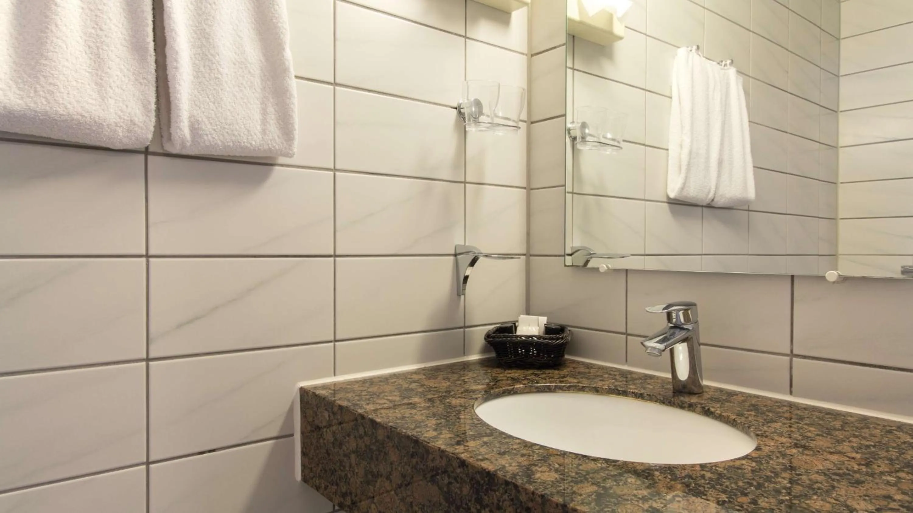 Bathroom in Hotel Knudsens Gaard