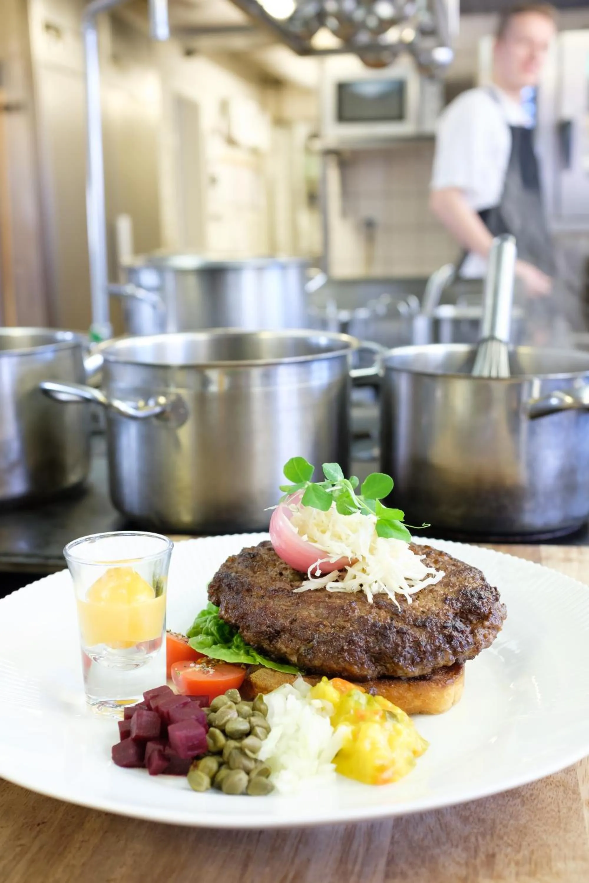 Food and drinks in Hotel Knudsens Gaard