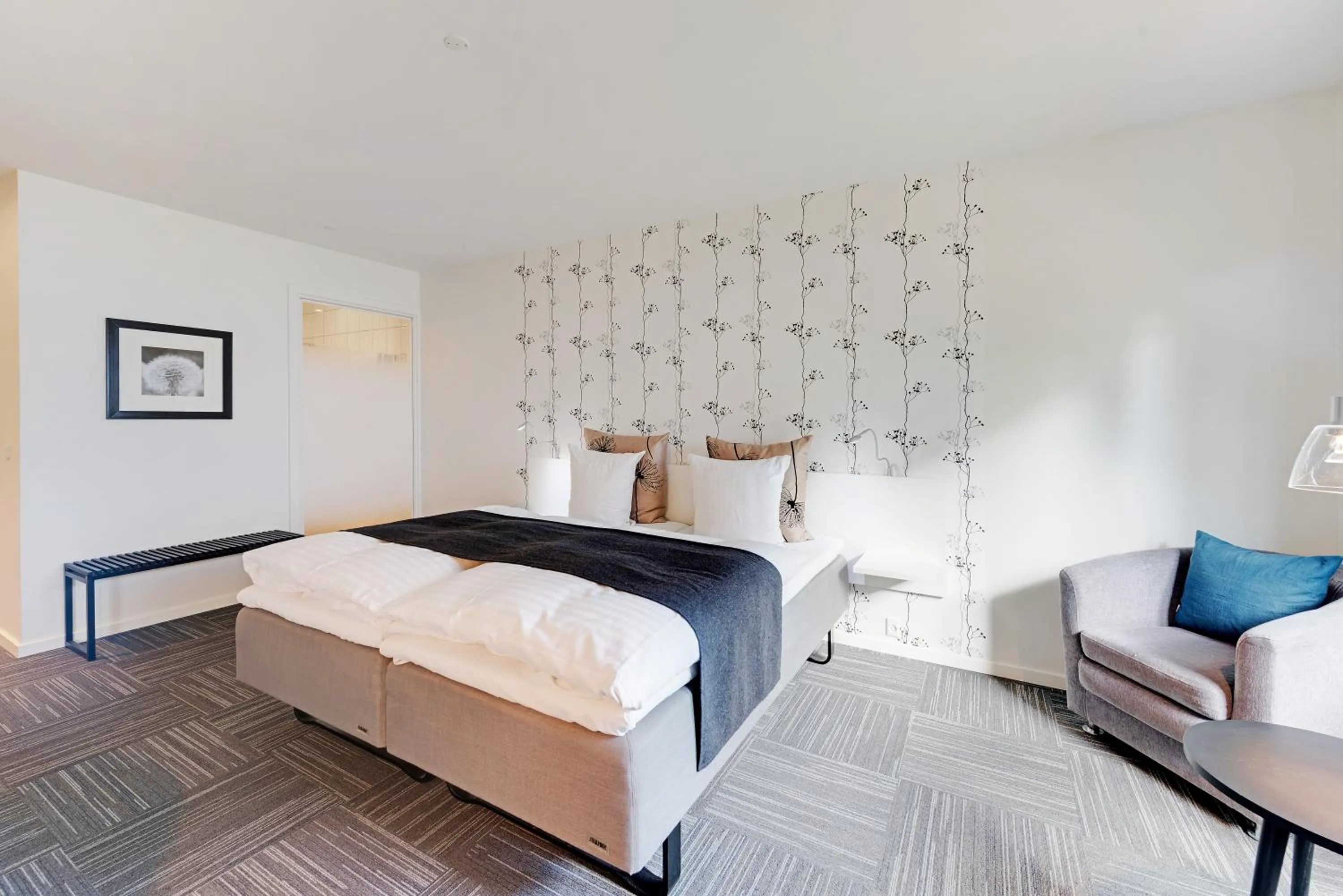 Bed in Hotel Jernbanegade