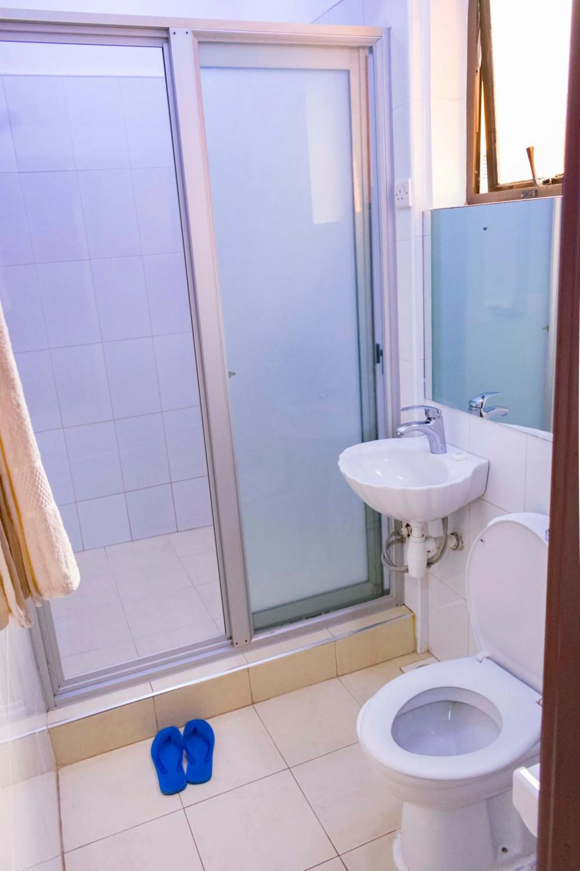 Shower in Sienna Beach Hotel Entebbe