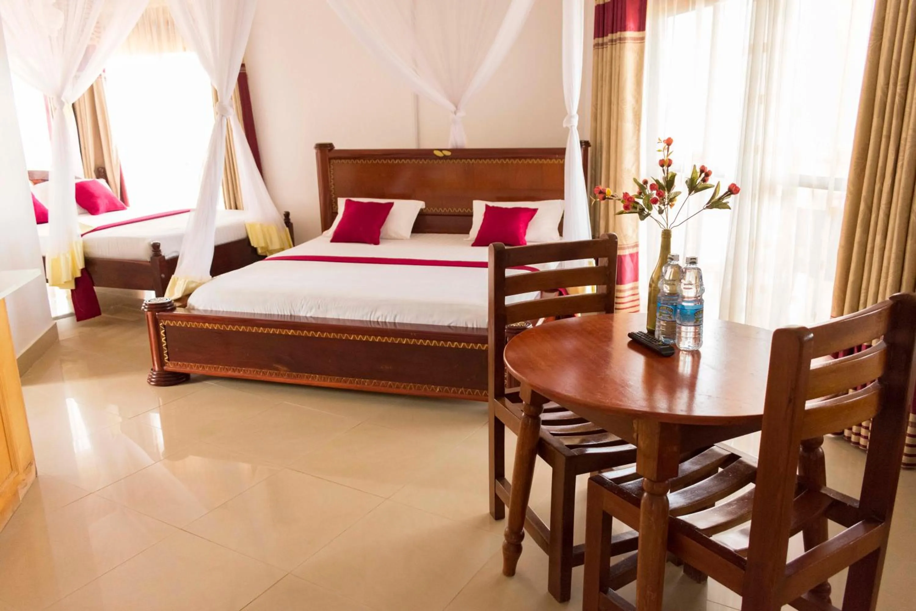 Bed in Sienna Beach Hotel Entebbe