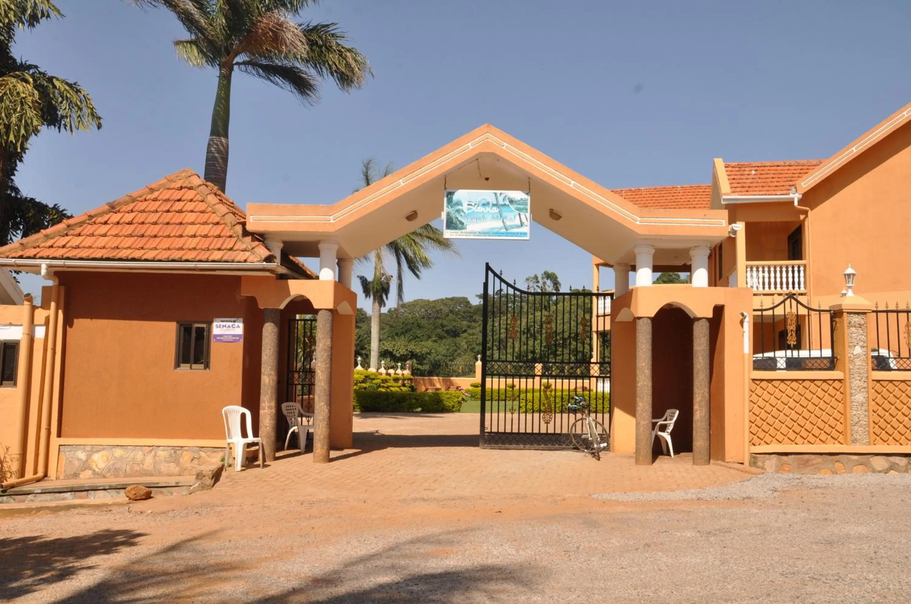 Property building in Sienna Beach Hotel Entebbe