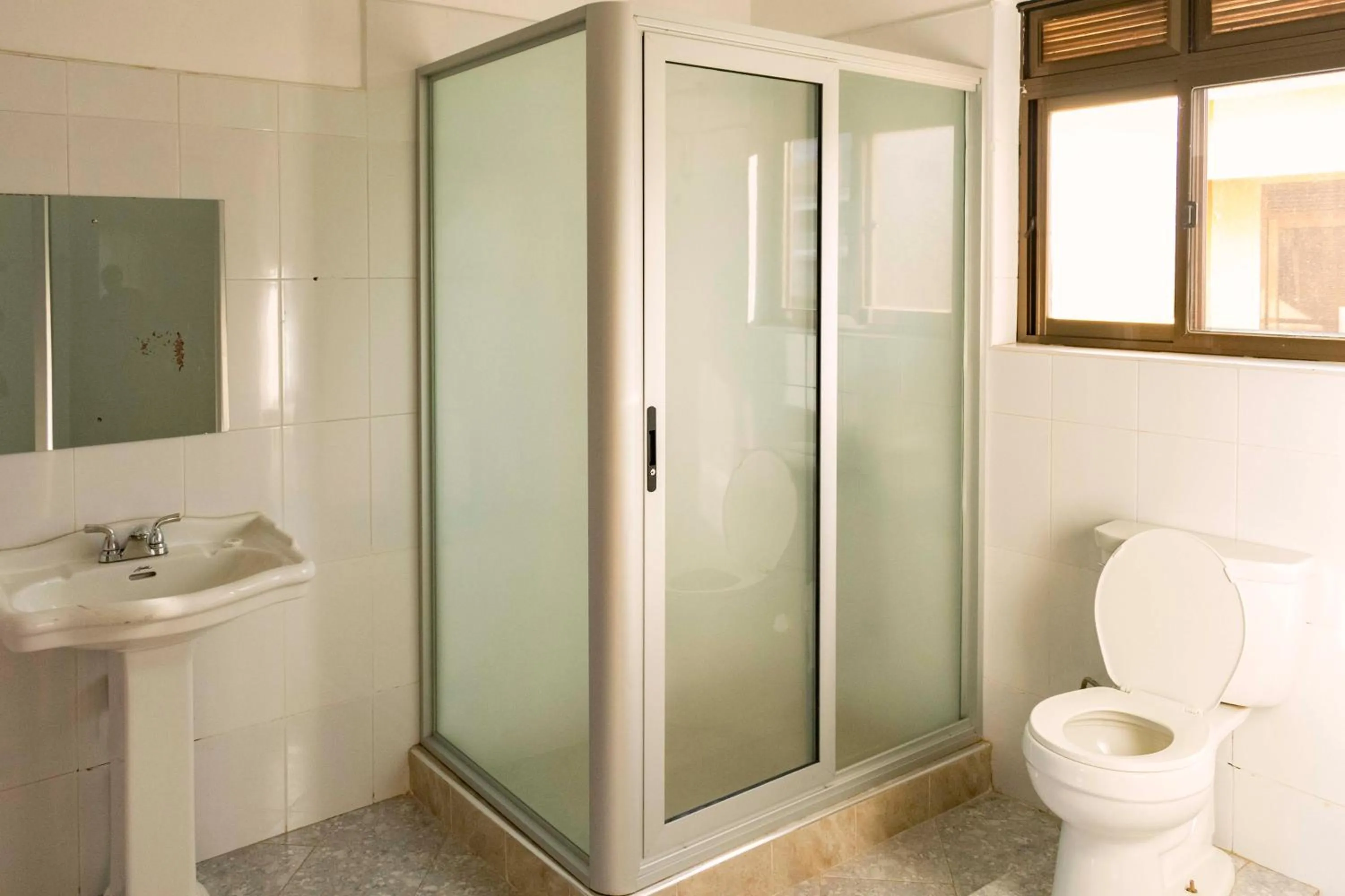 Shower in Sienna Beach Hotel Entebbe