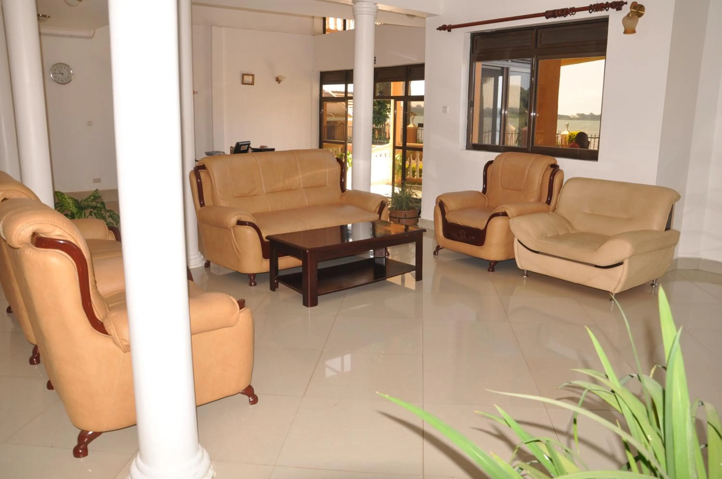 Lobby or reception in Sienna Beach Hotel Entebbe