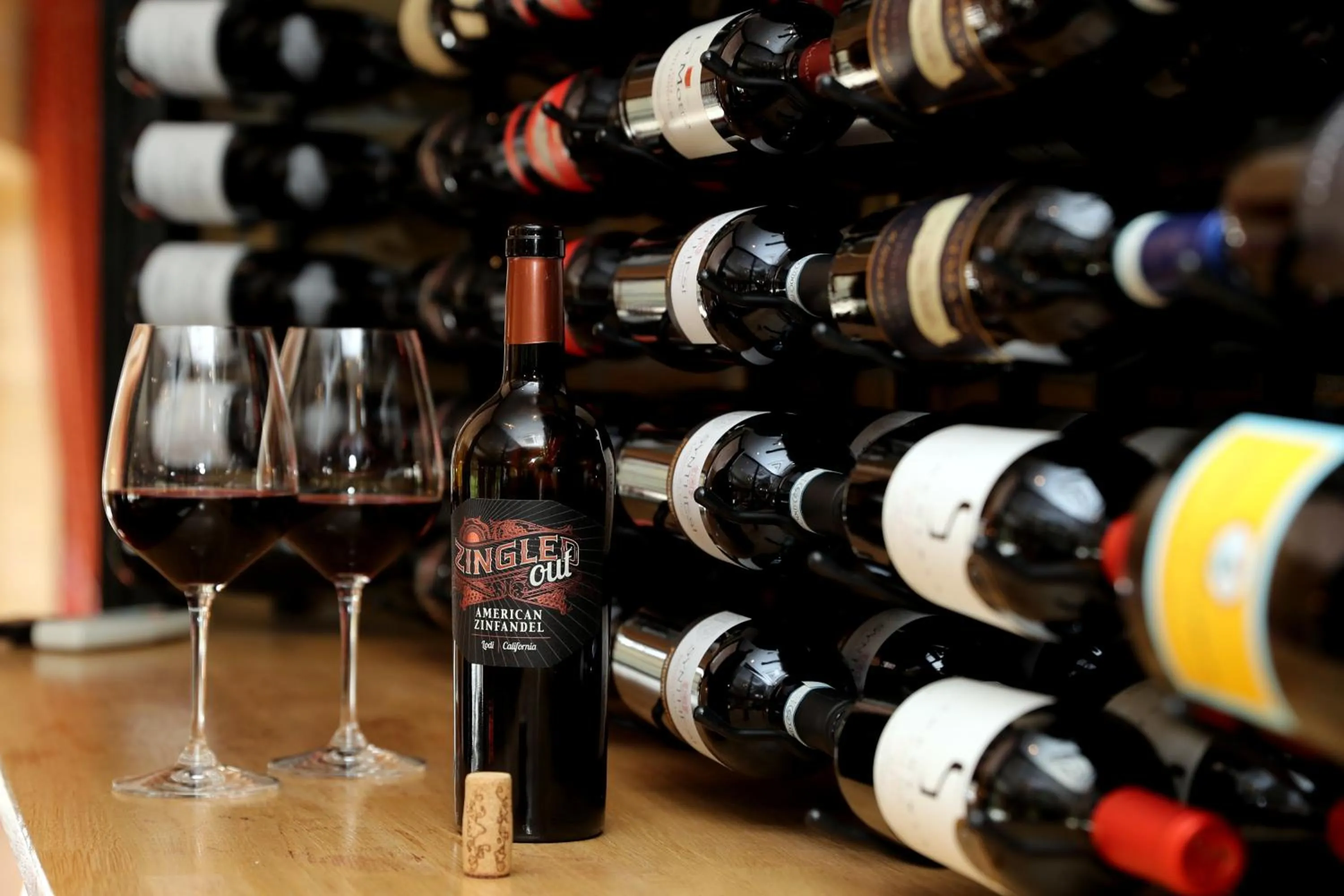 Alcoholic drinks in Hotel Amerika