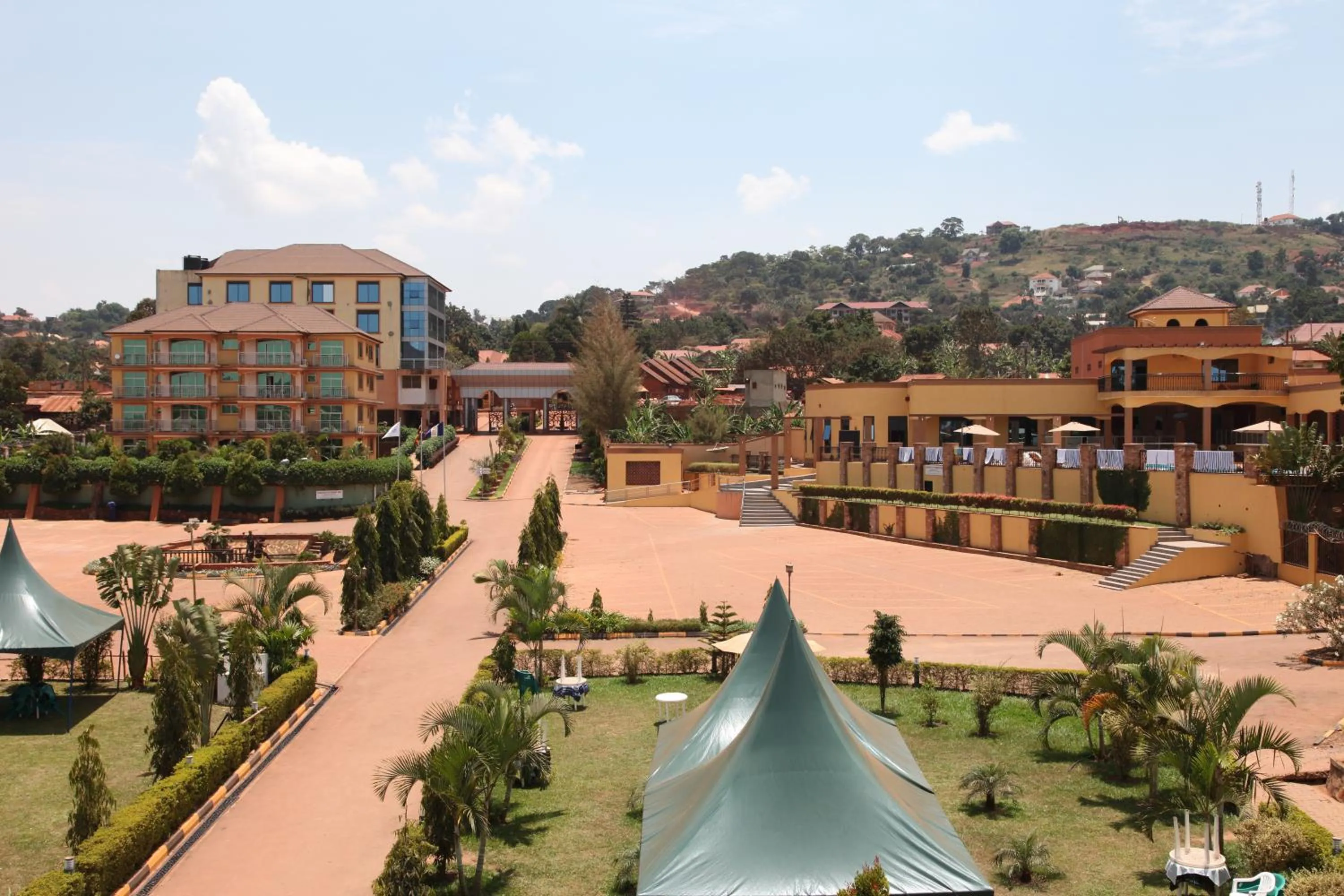 Garden view in Nican Resort Hotel Seguku Entebbe
