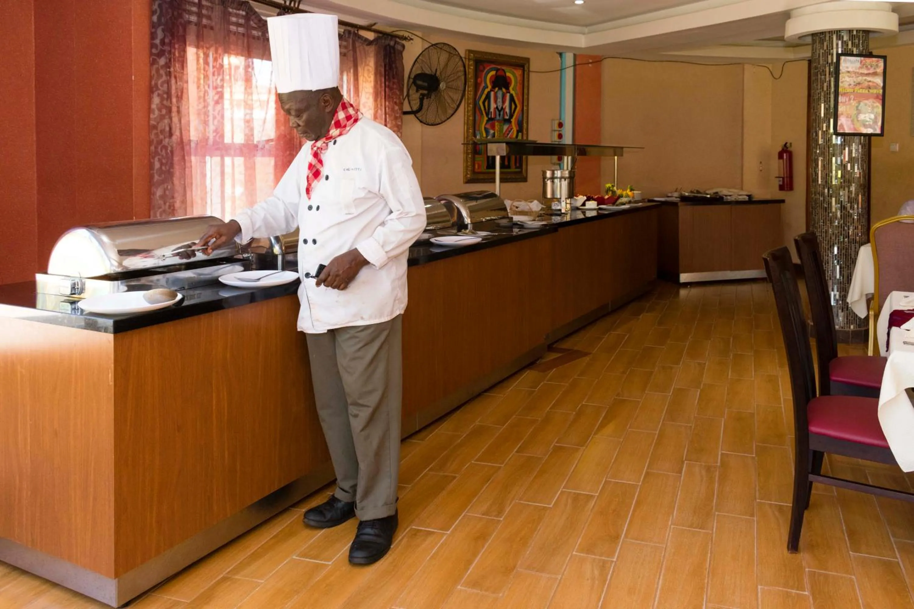 Staff in Nican Resort Hotel Seguku Entebbe
