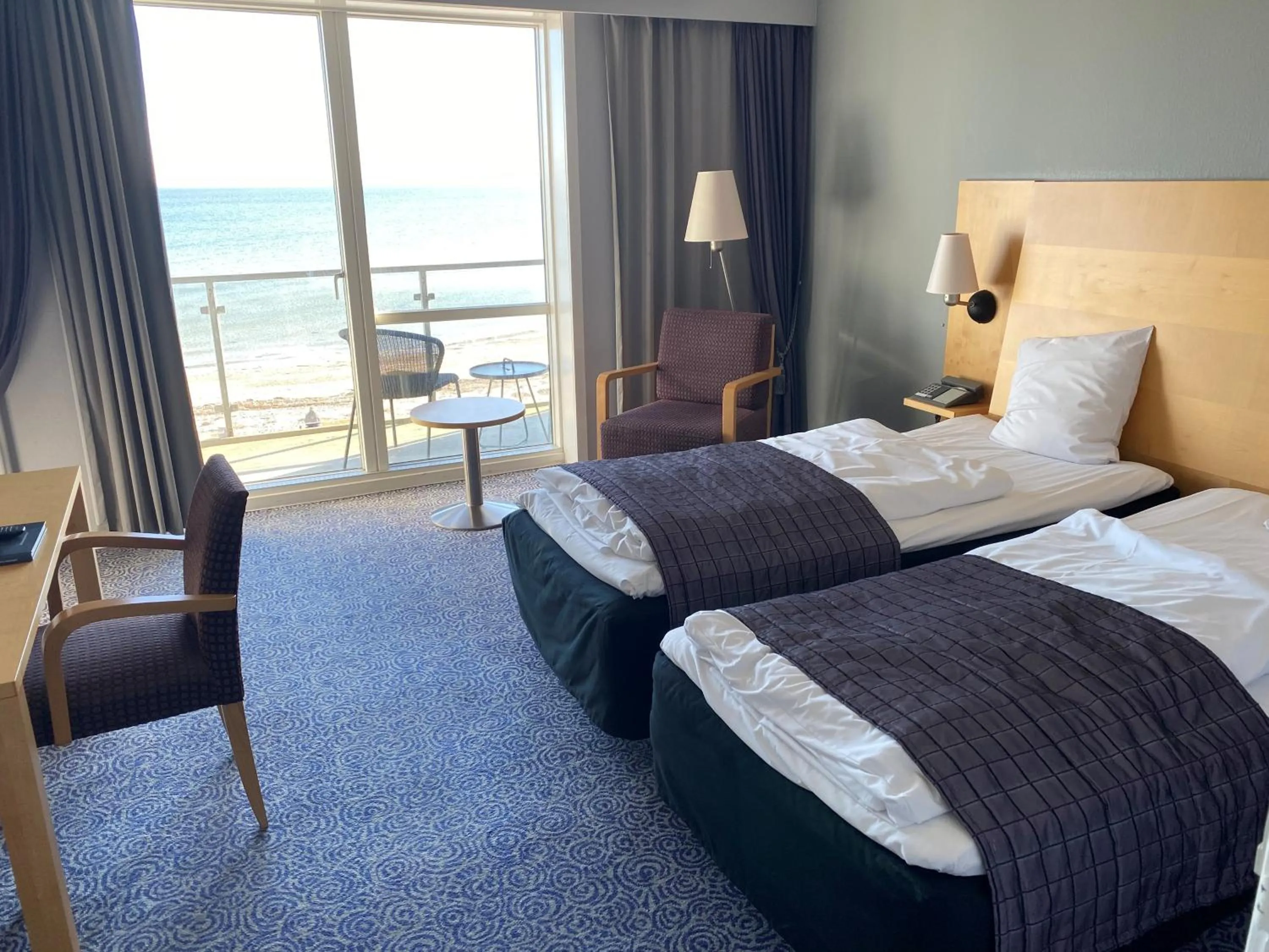 Sea view, Bed in Nyborg Strand Hotel & Konference