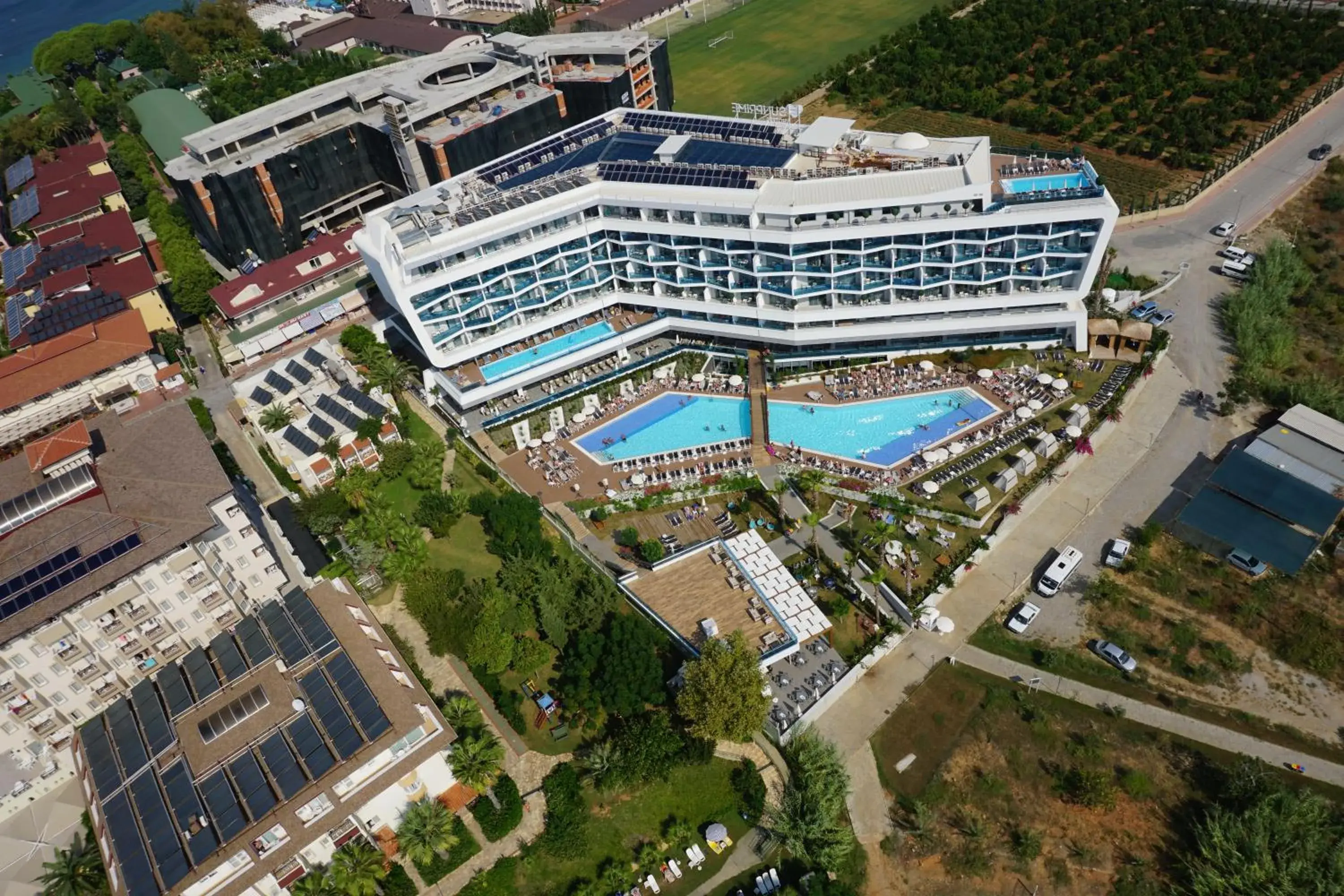 Property building, Bird's-eye View in Selene Beach & Spa Hotel - Adult Only