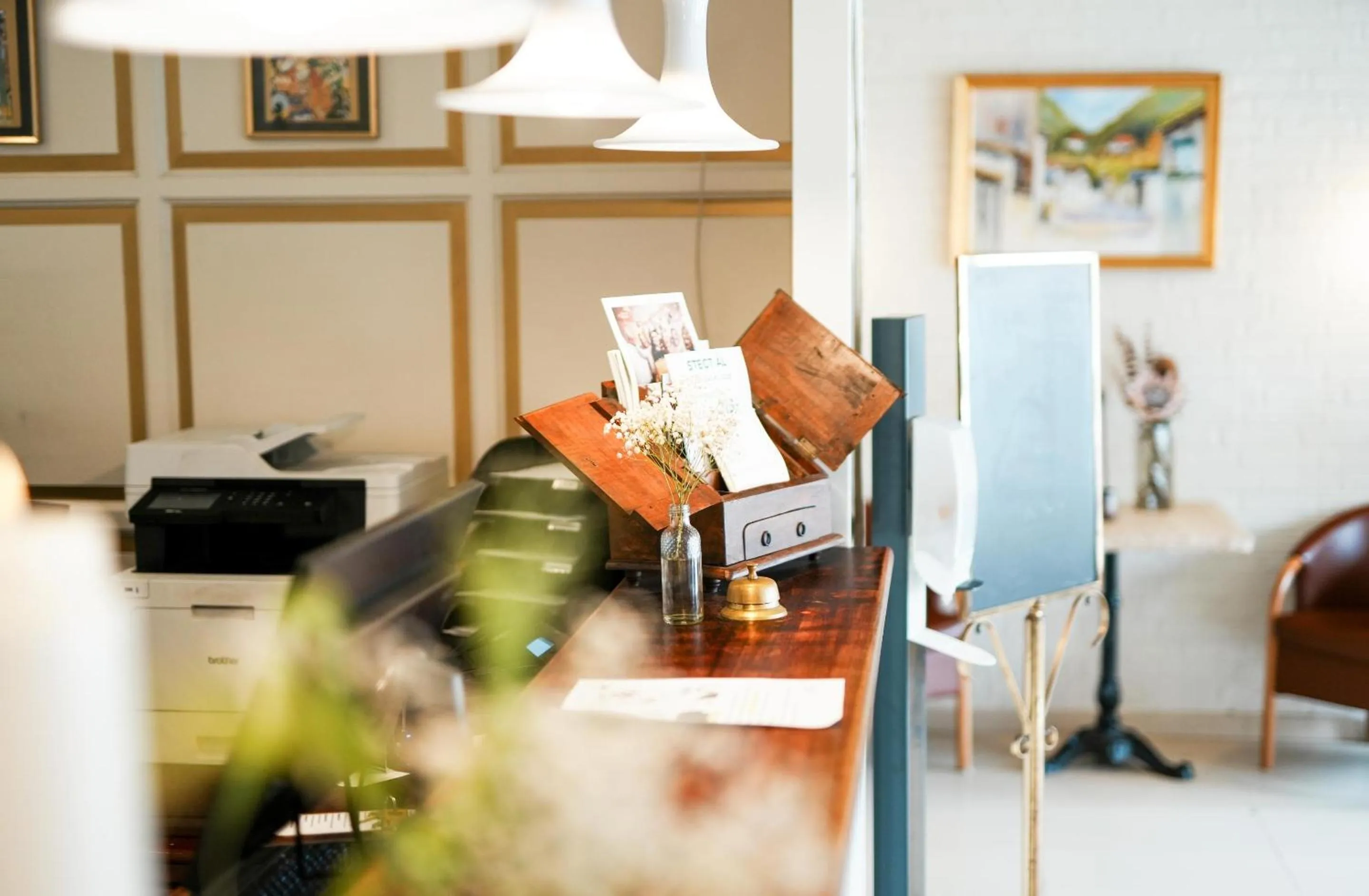 Lobby or reception in Dronninglund Hotel