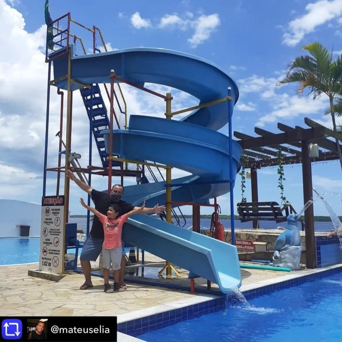 Aqua park in Hotel Marazul
