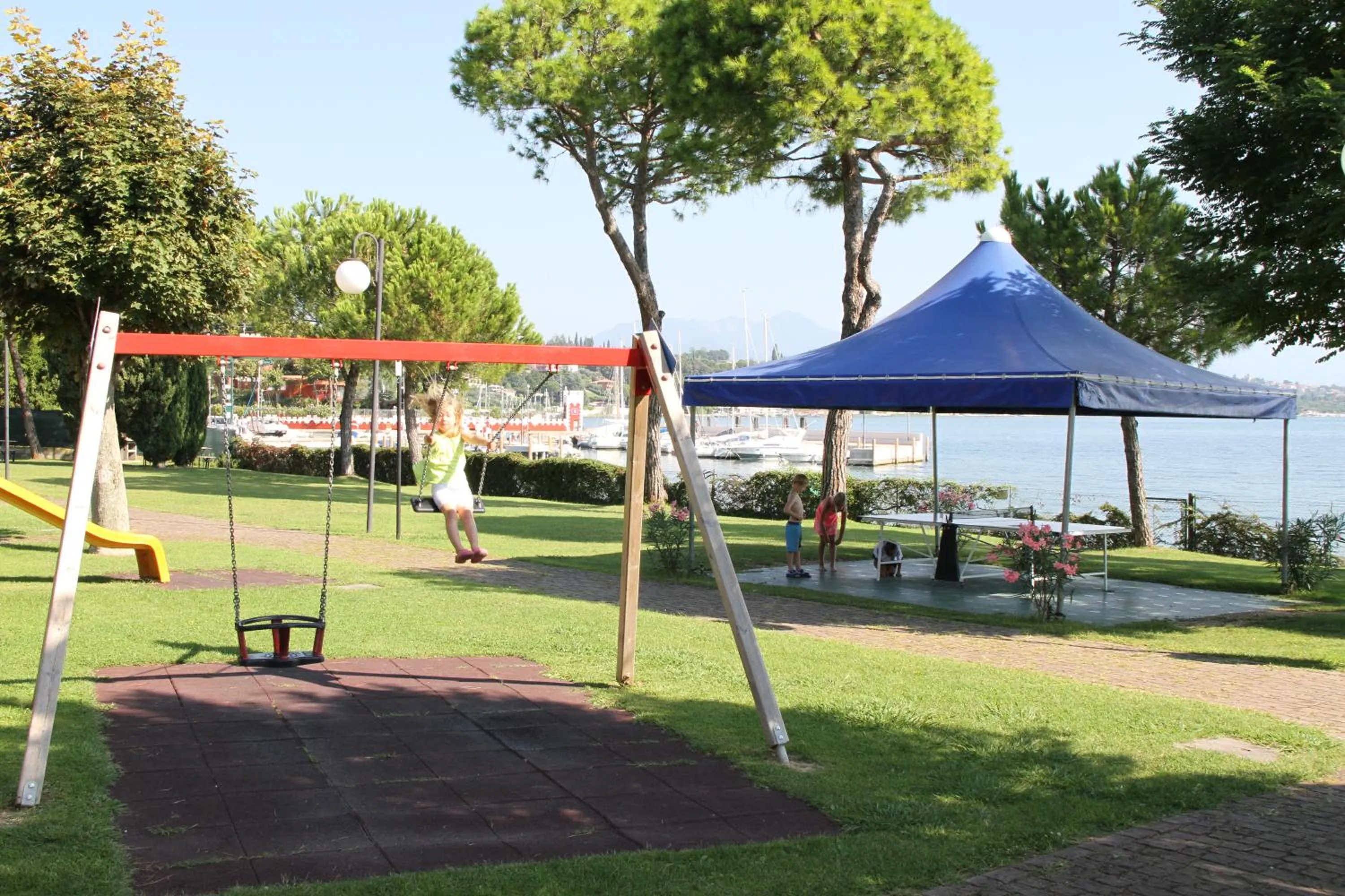 Children play ground in Le Corti Del Lago