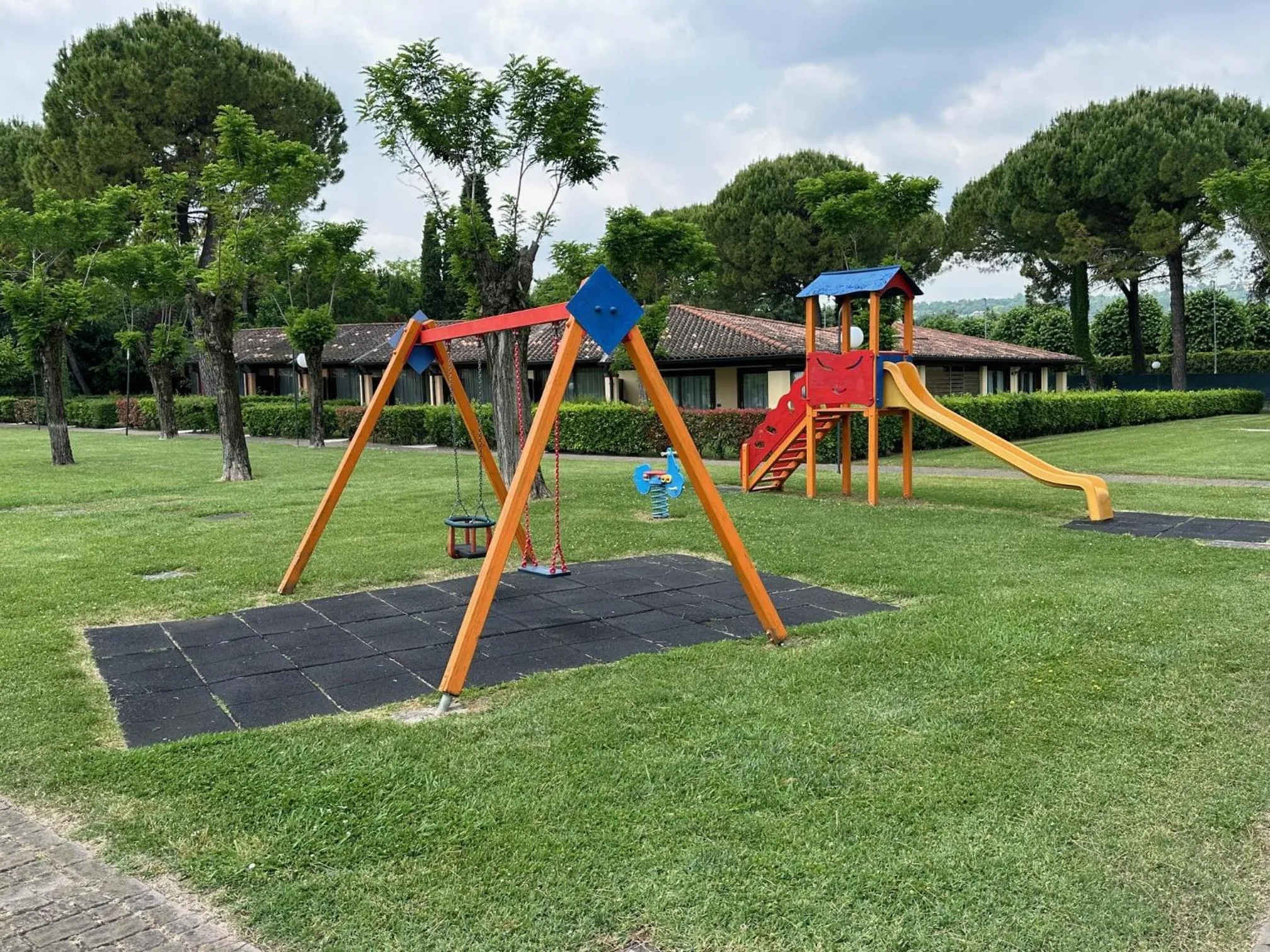 Children play ground in Le Corti Del Lago