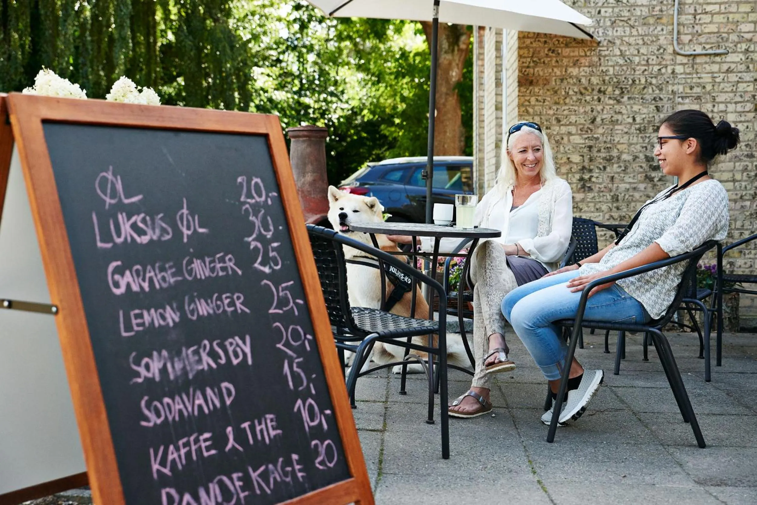Balcony/Terrace in Fredensborg Vandrerhjem, i Kongens baghave