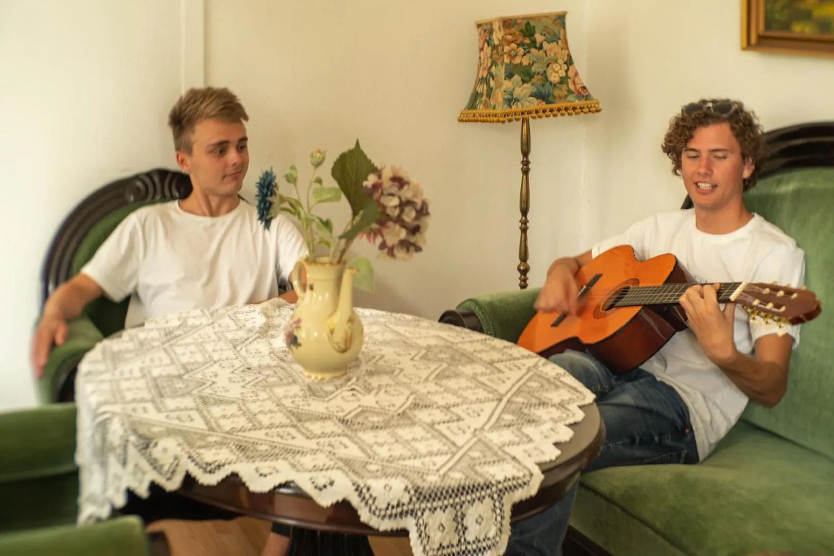 Entertainment in Fredensborg Vandrerhjem, i Kongens baghave