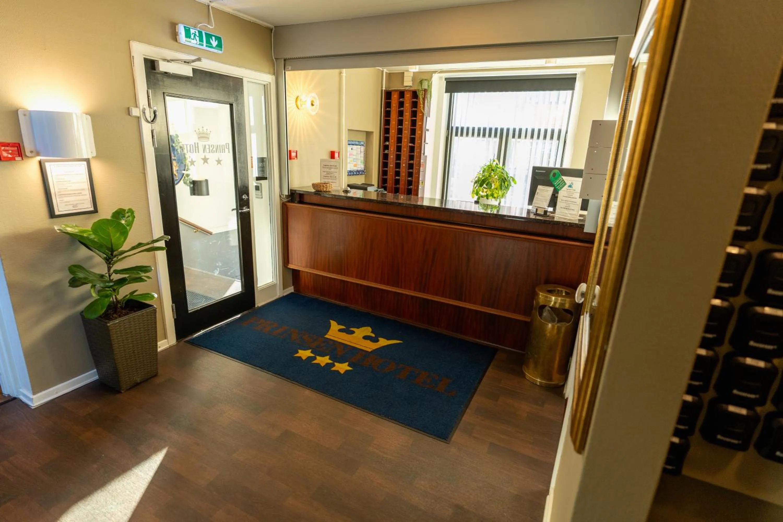 Lobby or reception in Prinsen Hotel