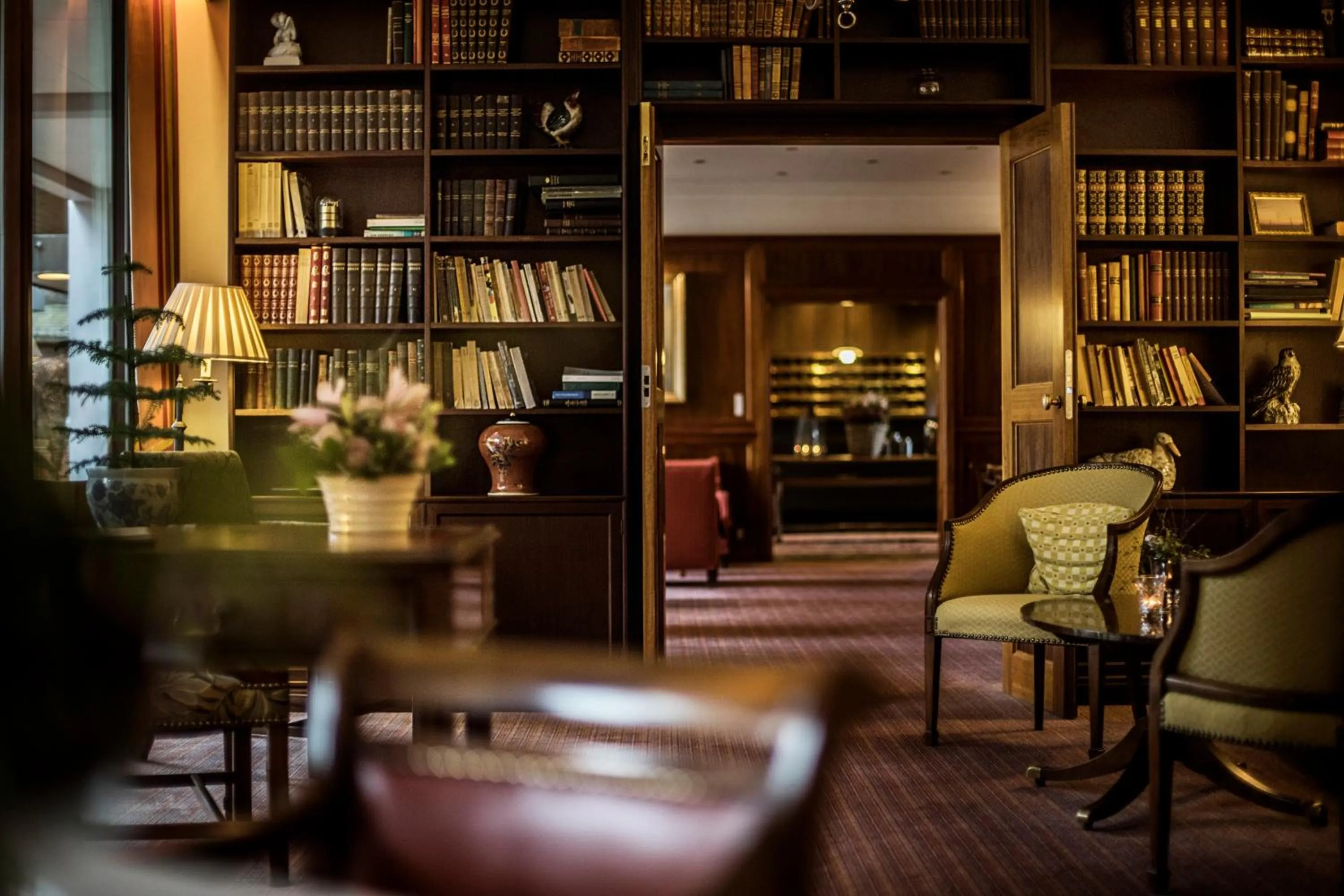 Communal lounge/ TV room in Hotel Hesselet