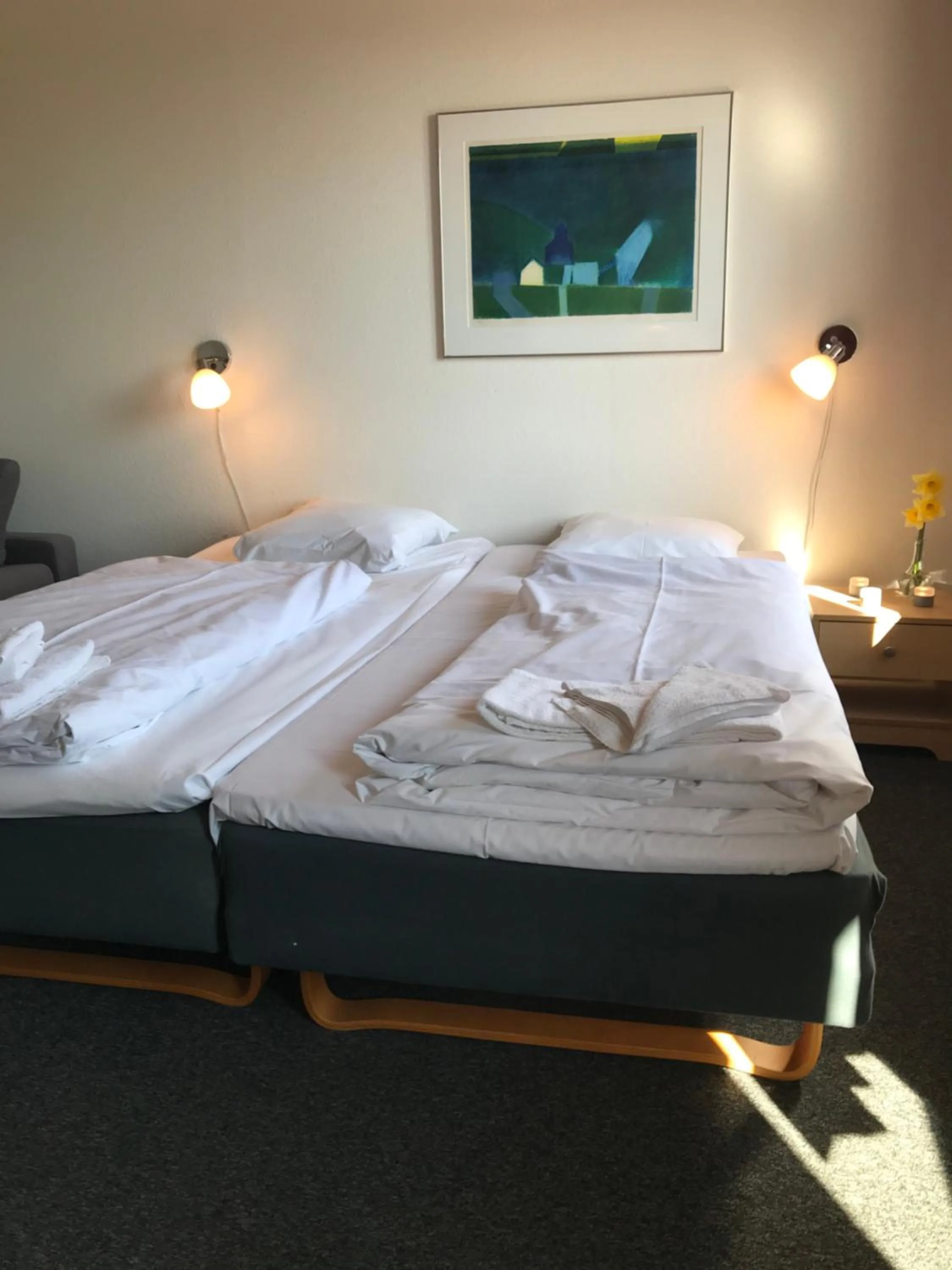 Bed in Hotel Medio Fredericia