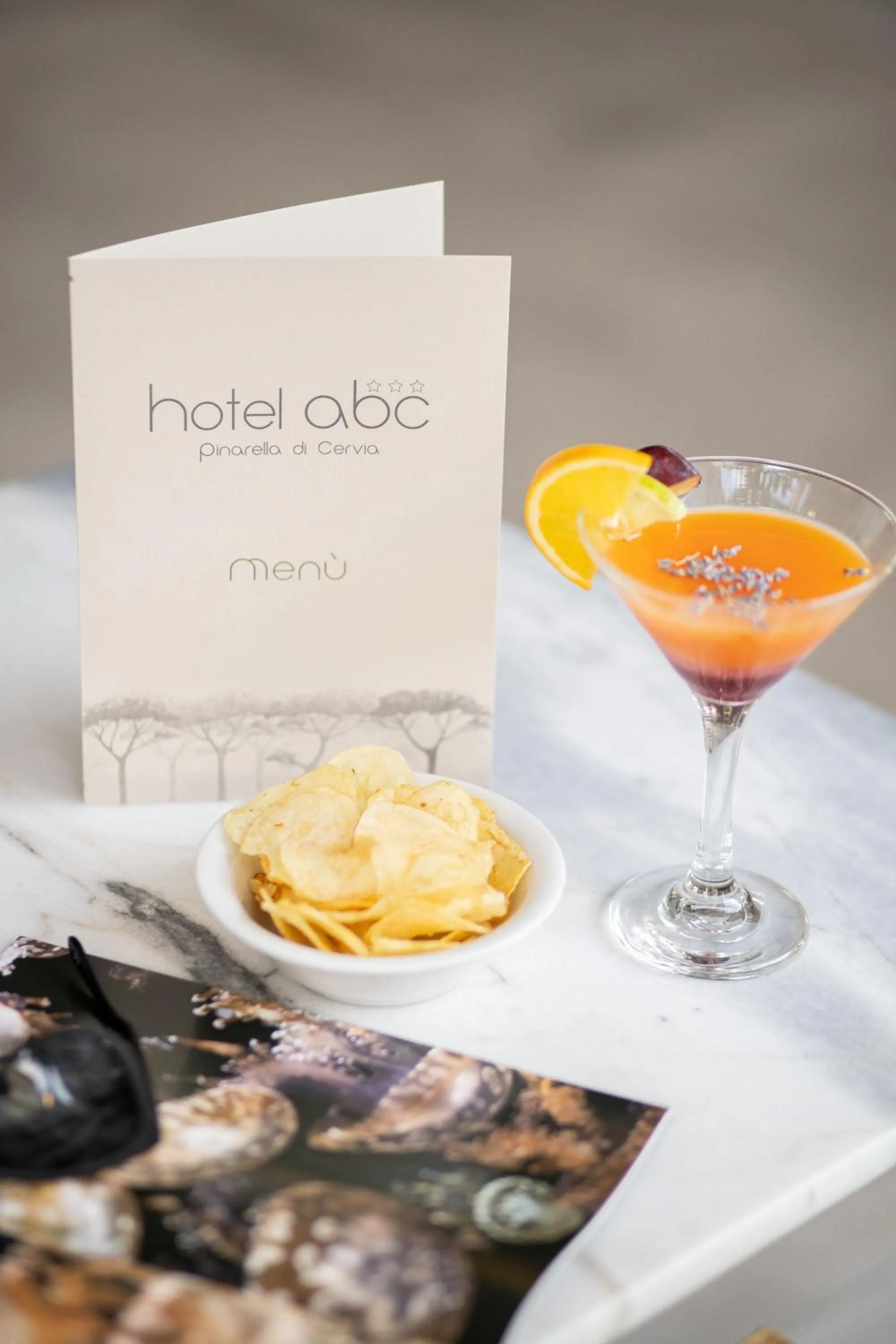 Food and drinks in Hotel Abc