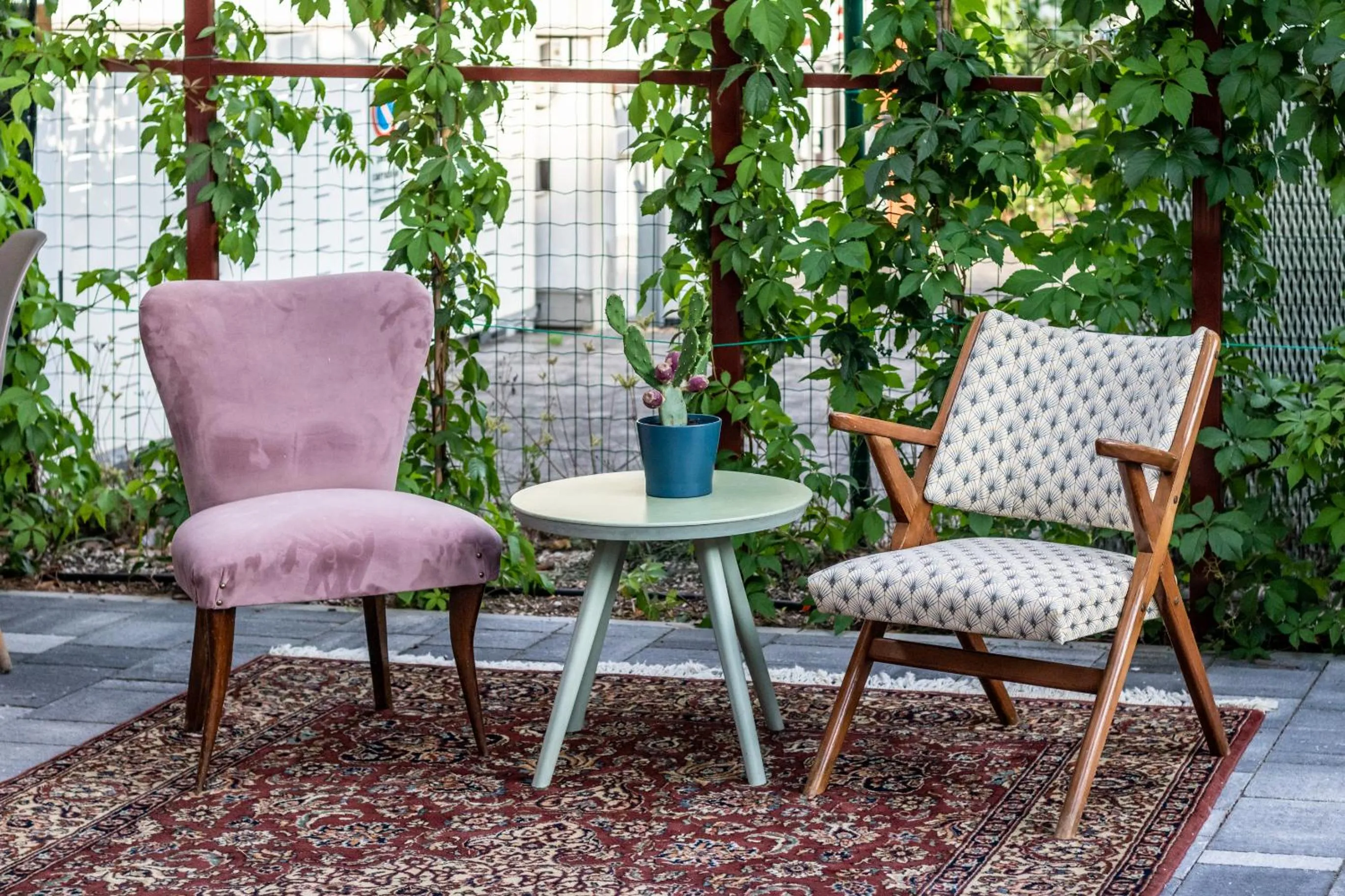 Garden view in Hotel Abc