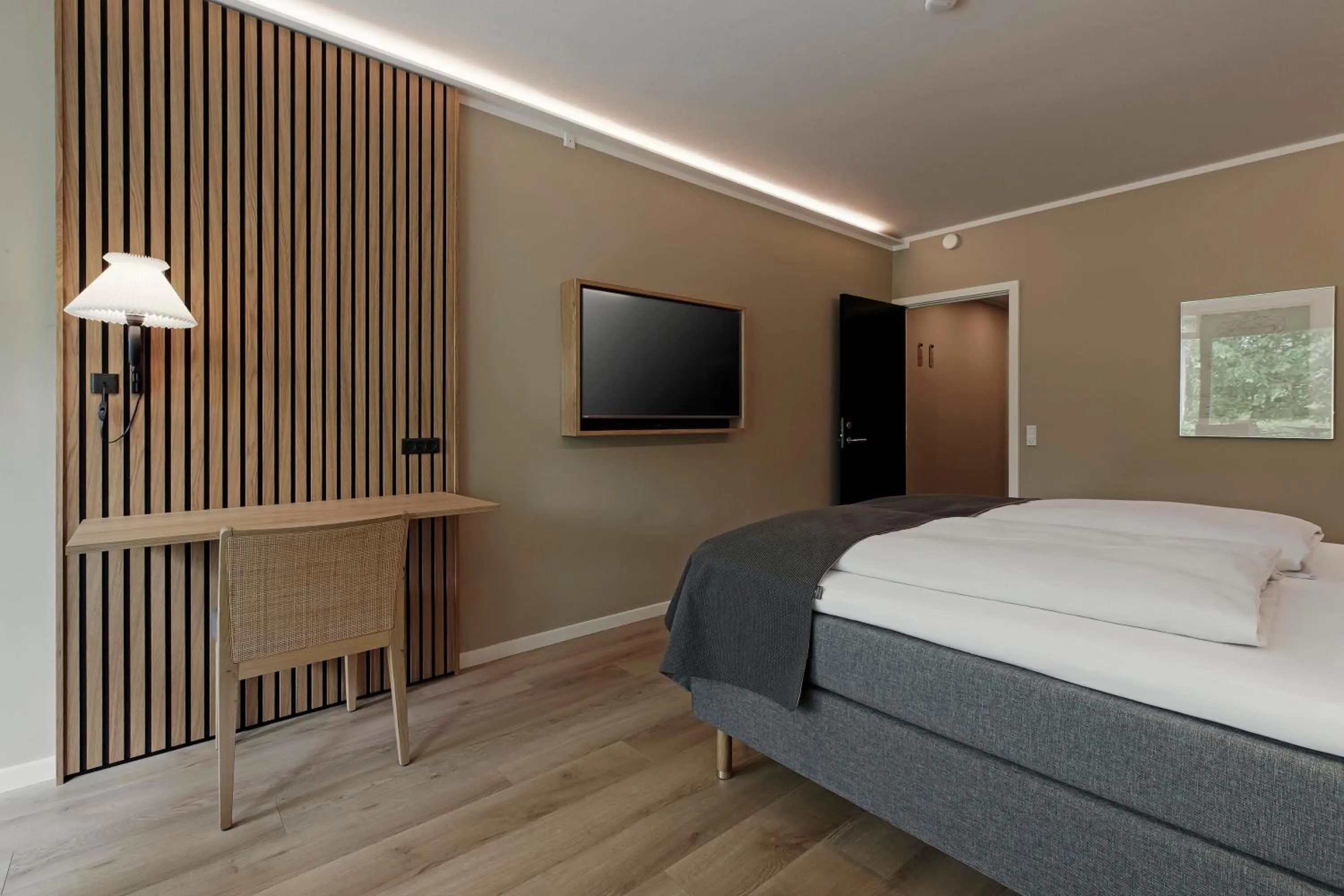 Bedroom, Bed in Frederiksdal Sinatur Hotel & Konference