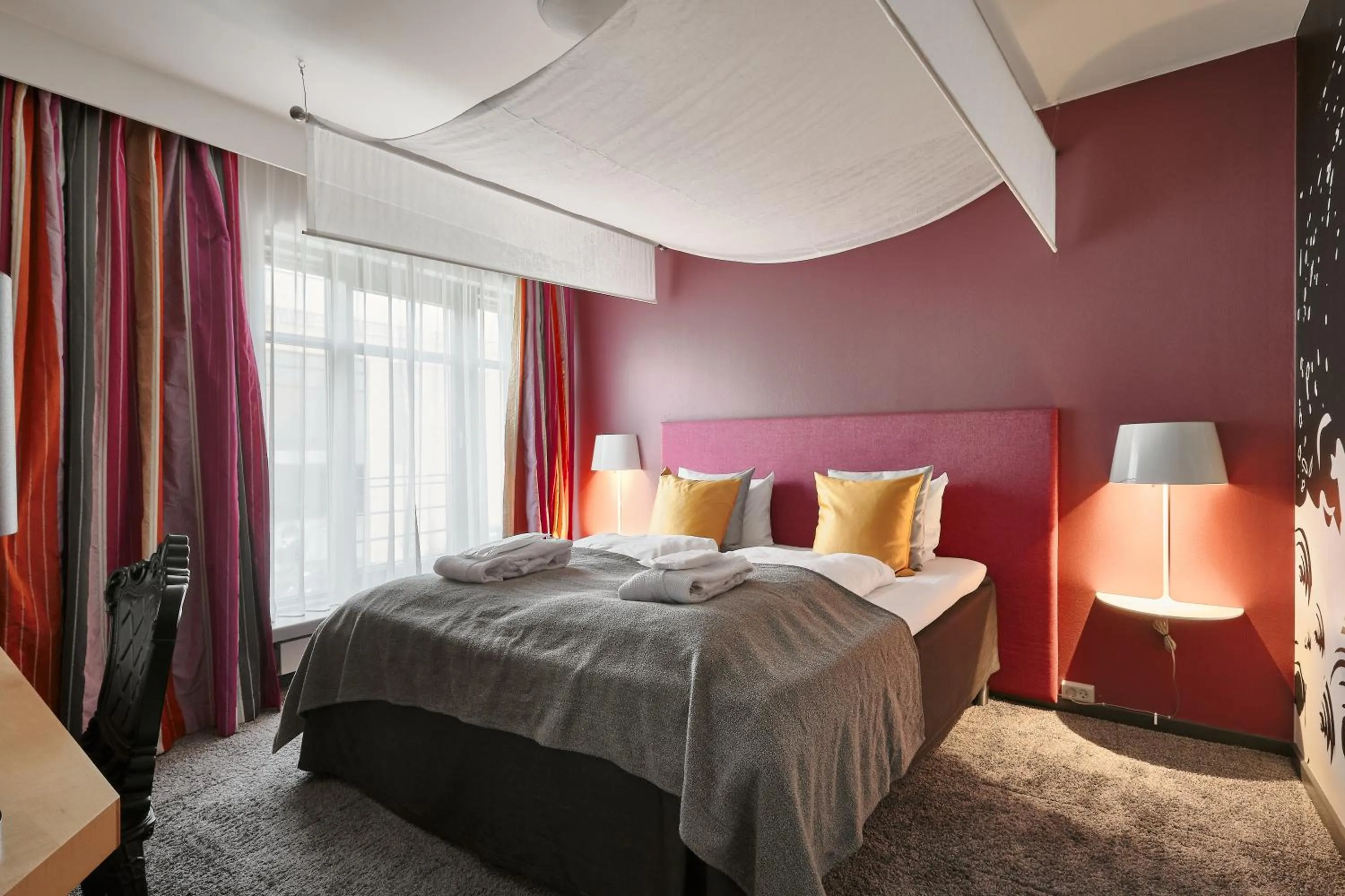 Bed in Hotel Svendborg