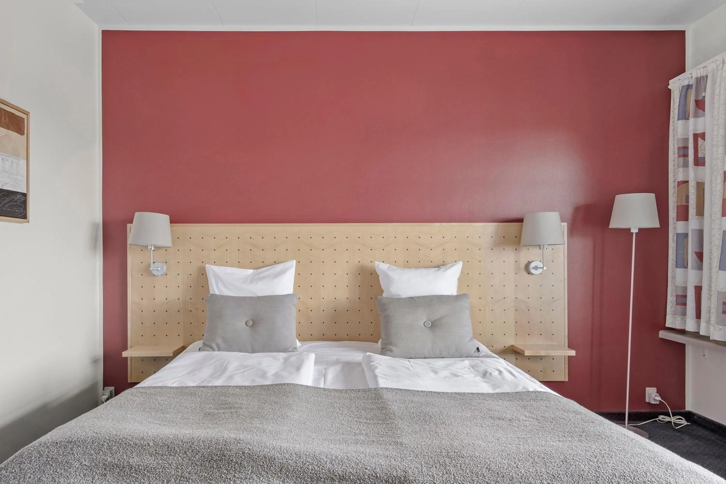 Bed in Hotel Svendborg