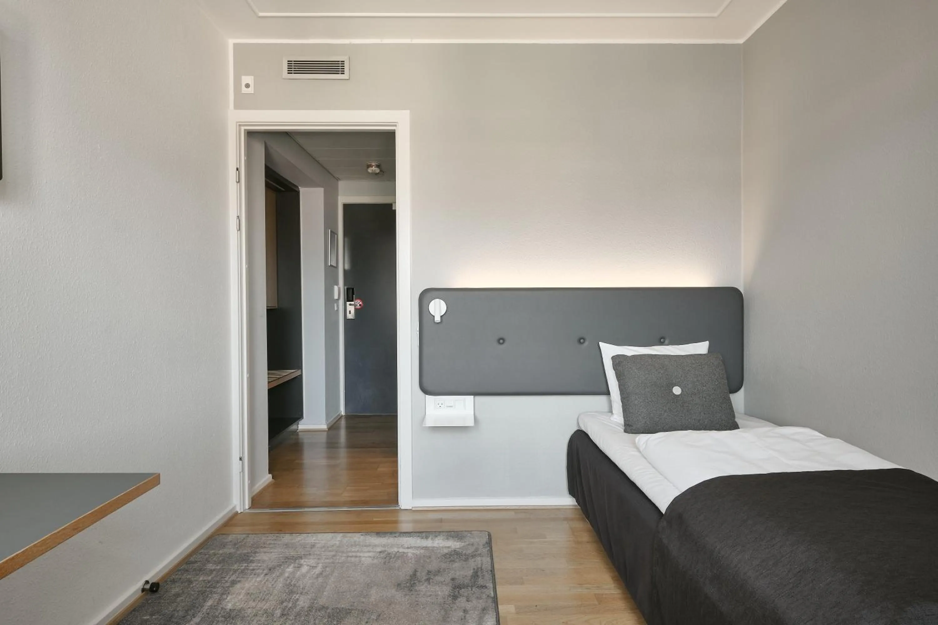 Bed in Hotel Svendborg