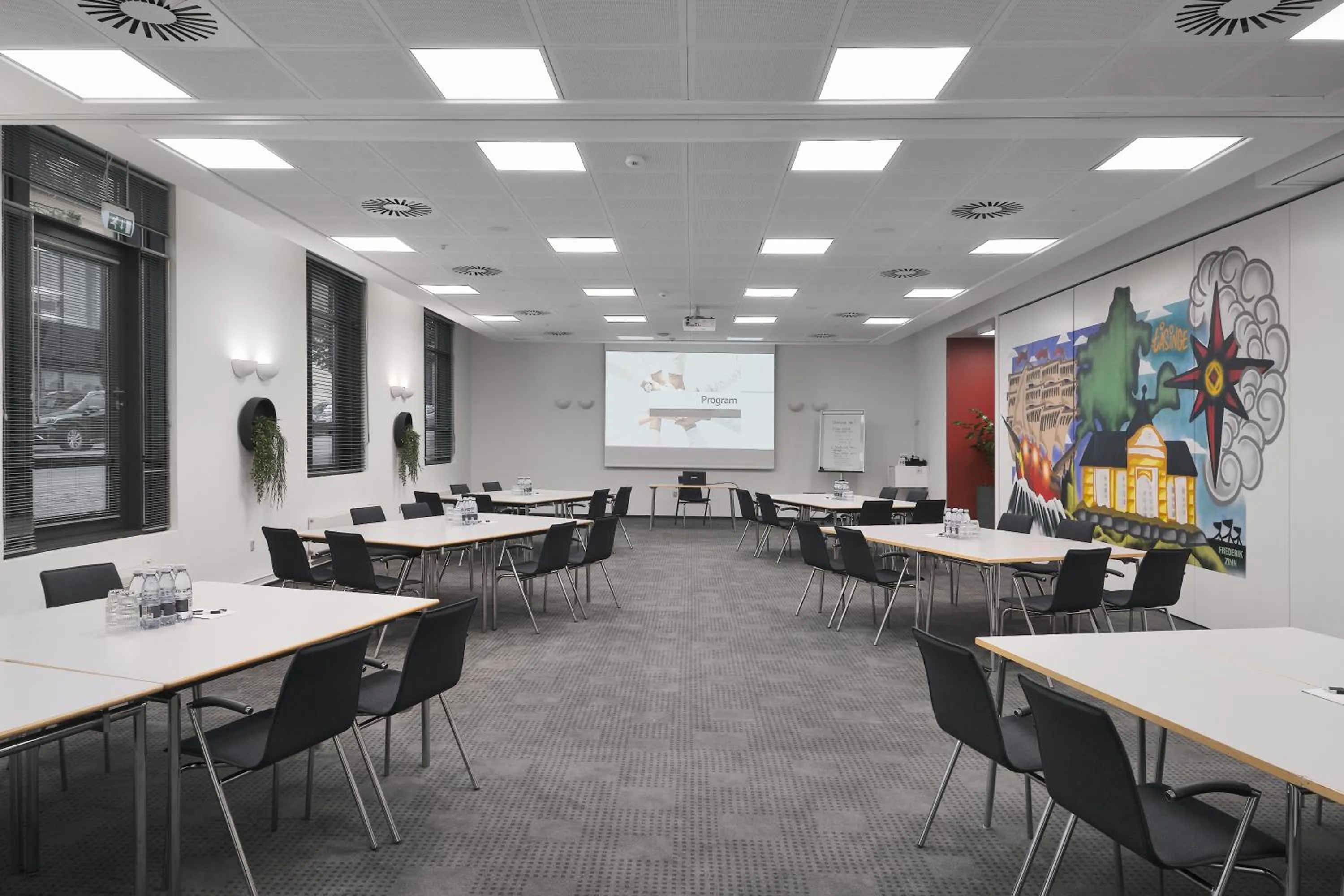 Meeting/conference room in Hotel Svendborg