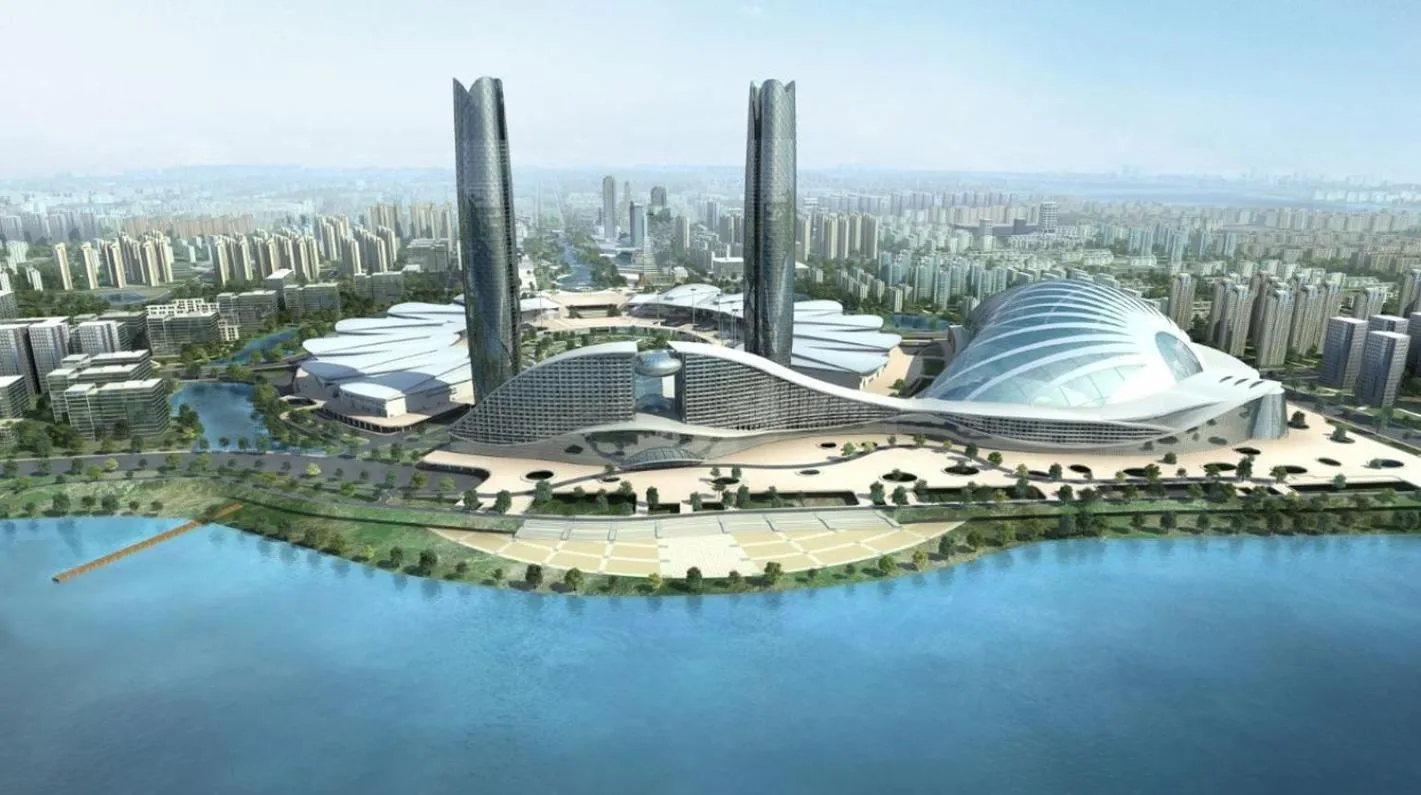Property building in InterContinental Wuhan by IHG - Yangtze River View