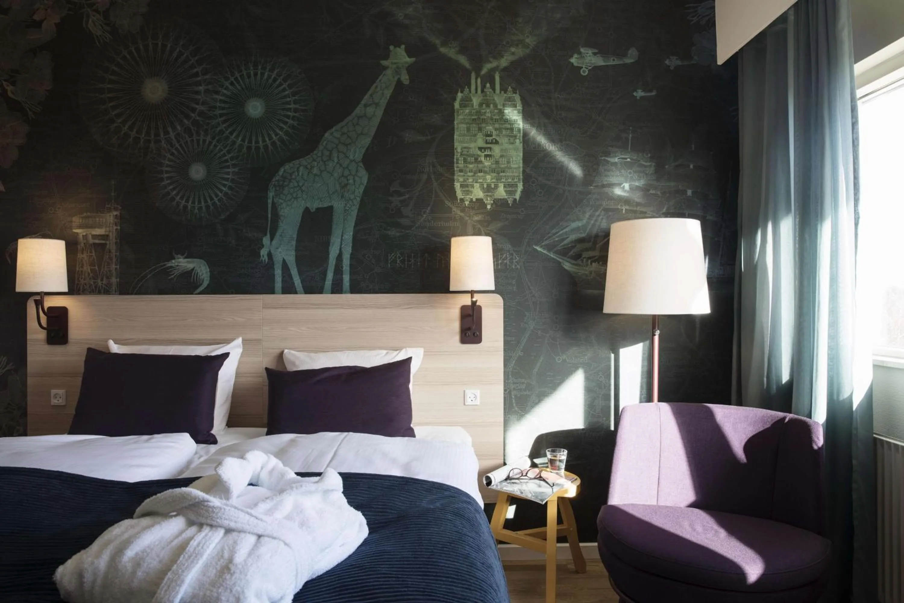 Bedroom, Bed in Scandic Aalborg Øst