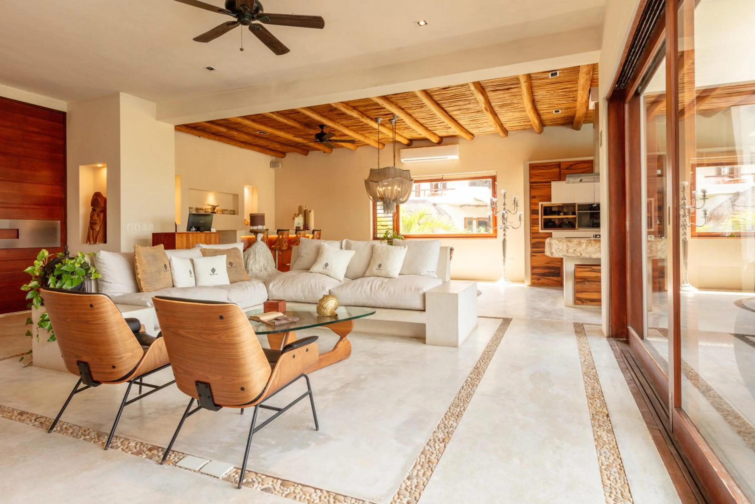 Living room in Casa Punta Coco & Beach Club