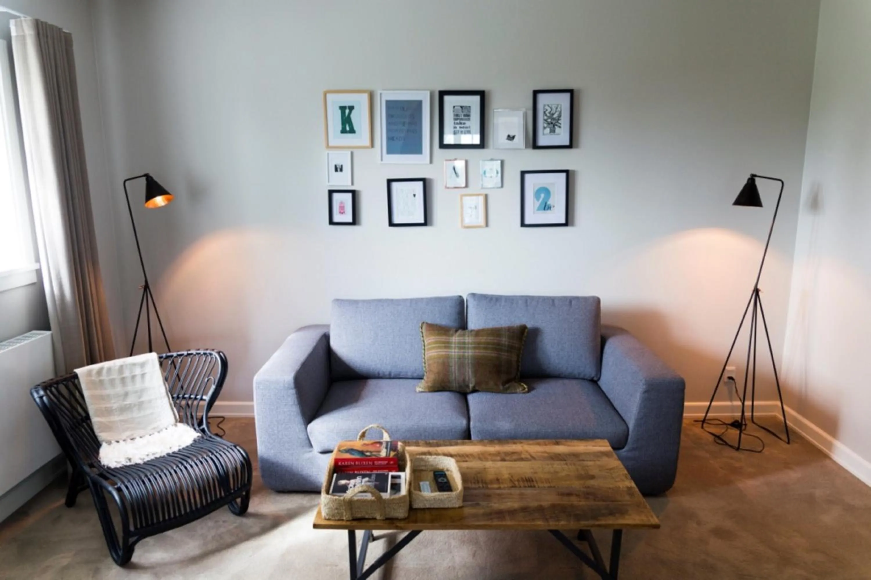 Seating area in Rungstedgaard