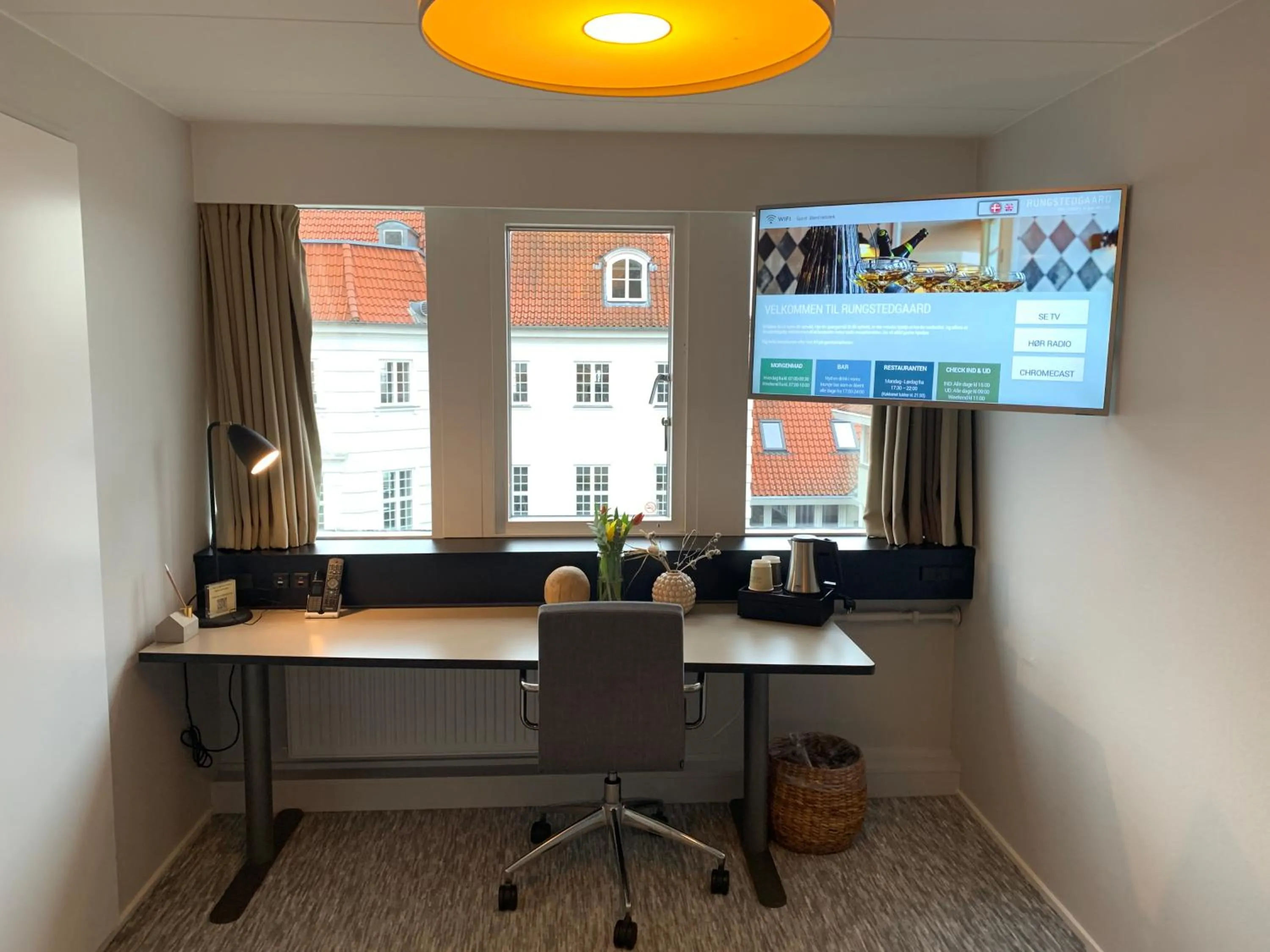 Inner courtyard view in Rungstedgaard