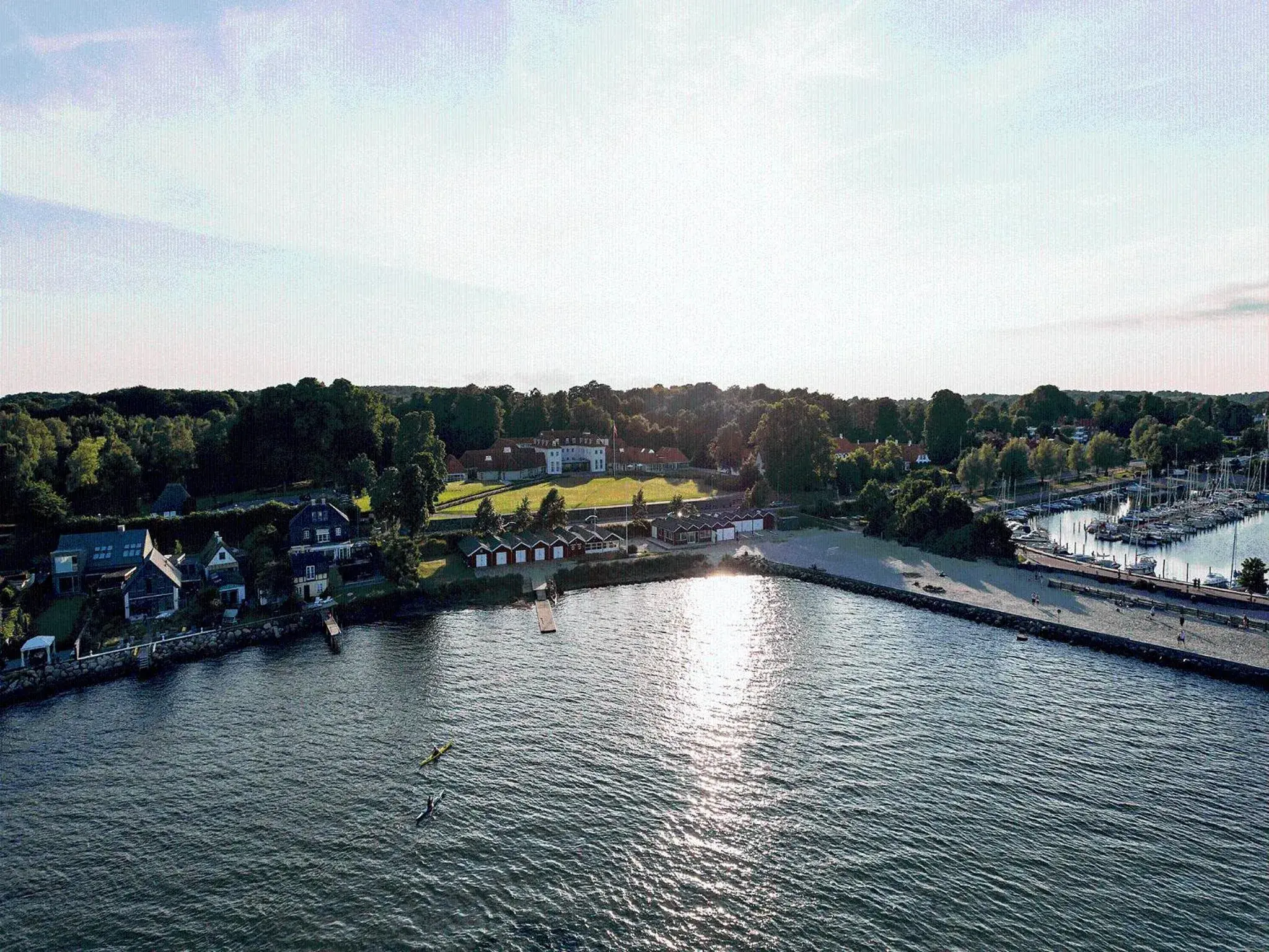 Bird's eye view in Rungstedgaard Bird's eye view in Rungstedgaard