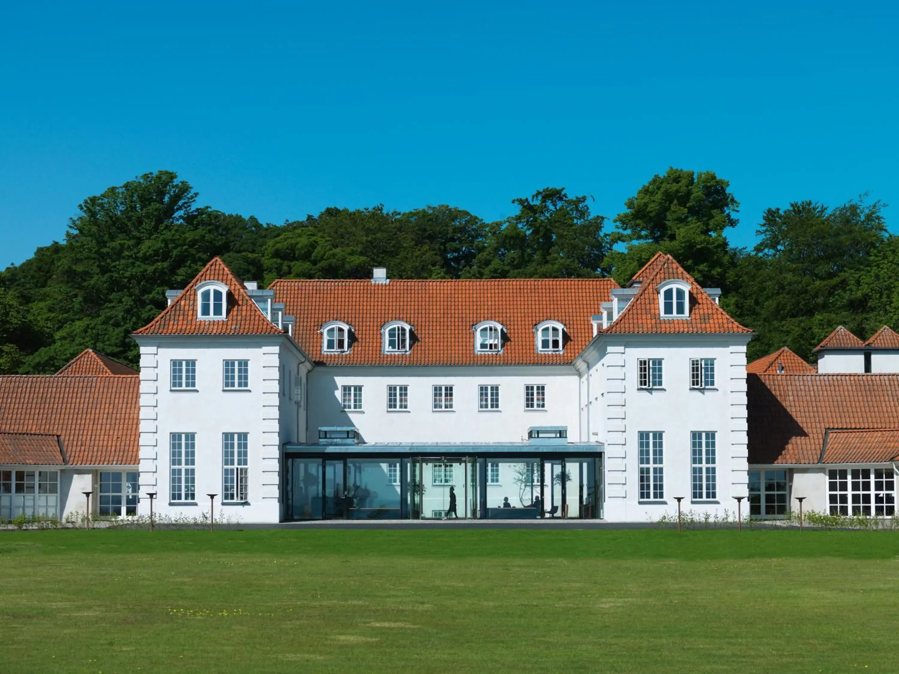 Facade/entrance in Rungstedgaard Facade/entrance in Rungstedgaard