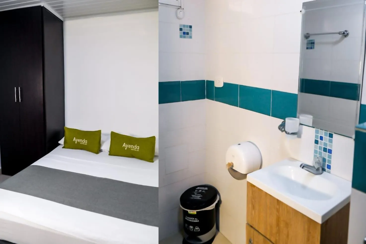 Bathroom, Bed in Hotel Cuchara de Palo Ayenda