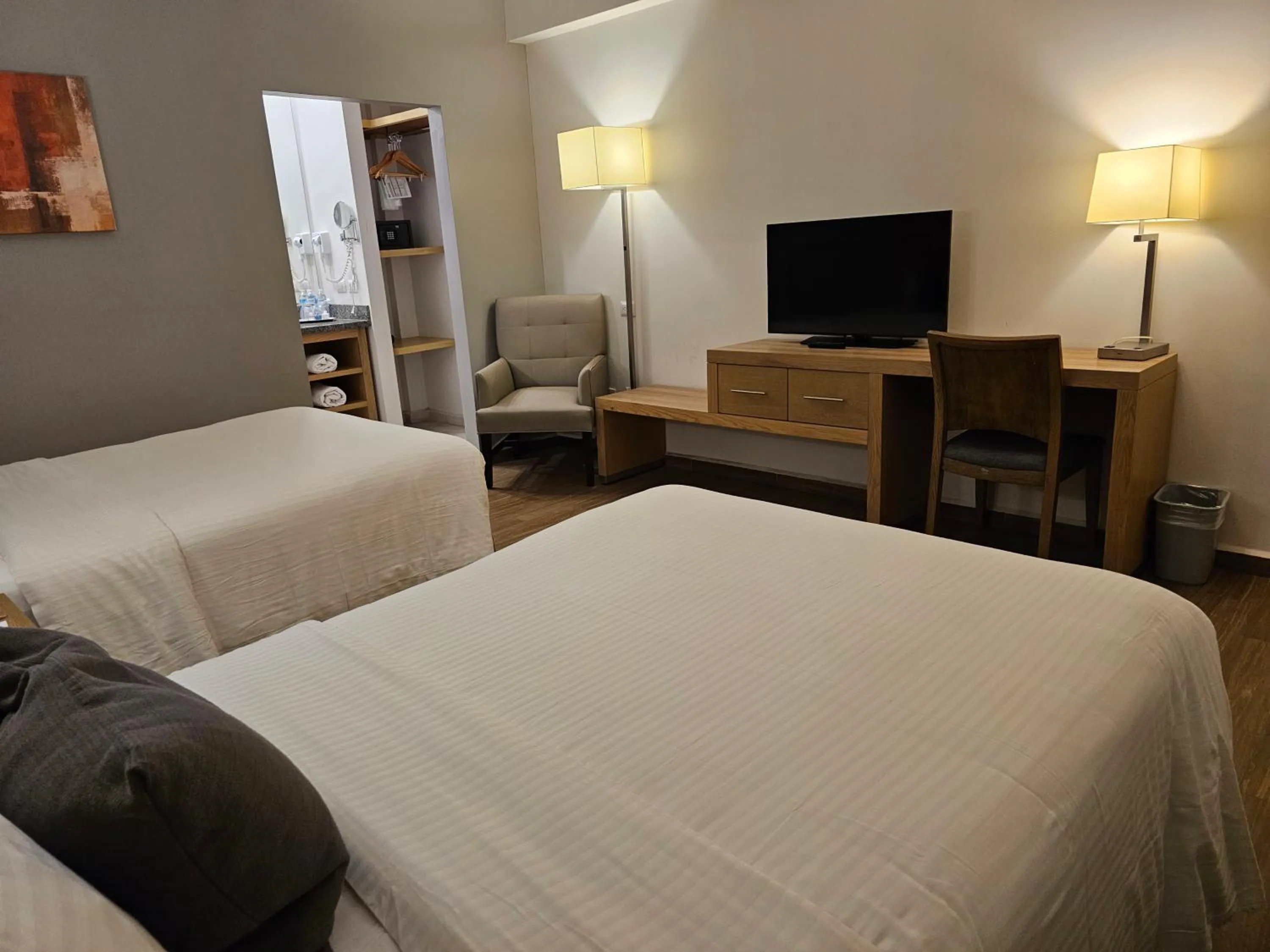 Bed in Bluu Hotel Aeropuerto Monclova-Frontera