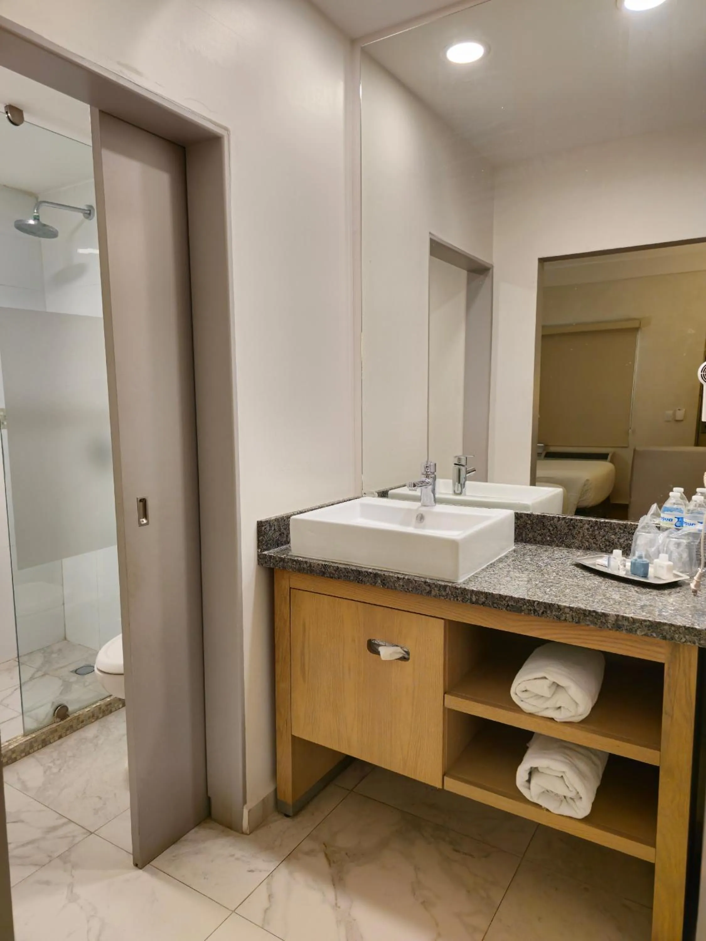 Bathroom in Bluu Hotel Aeropuerto Monclova-Frontera