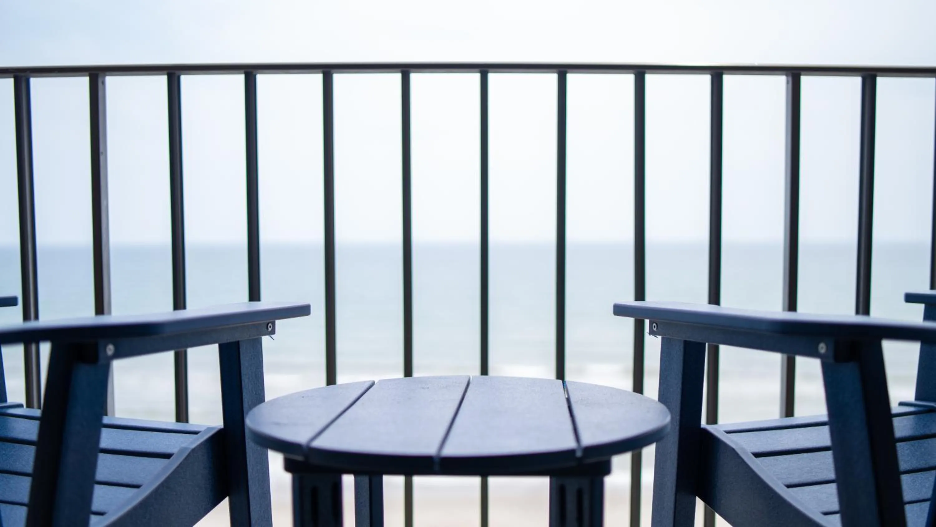 Patio in Crystal Coast Oceanfront Hotel