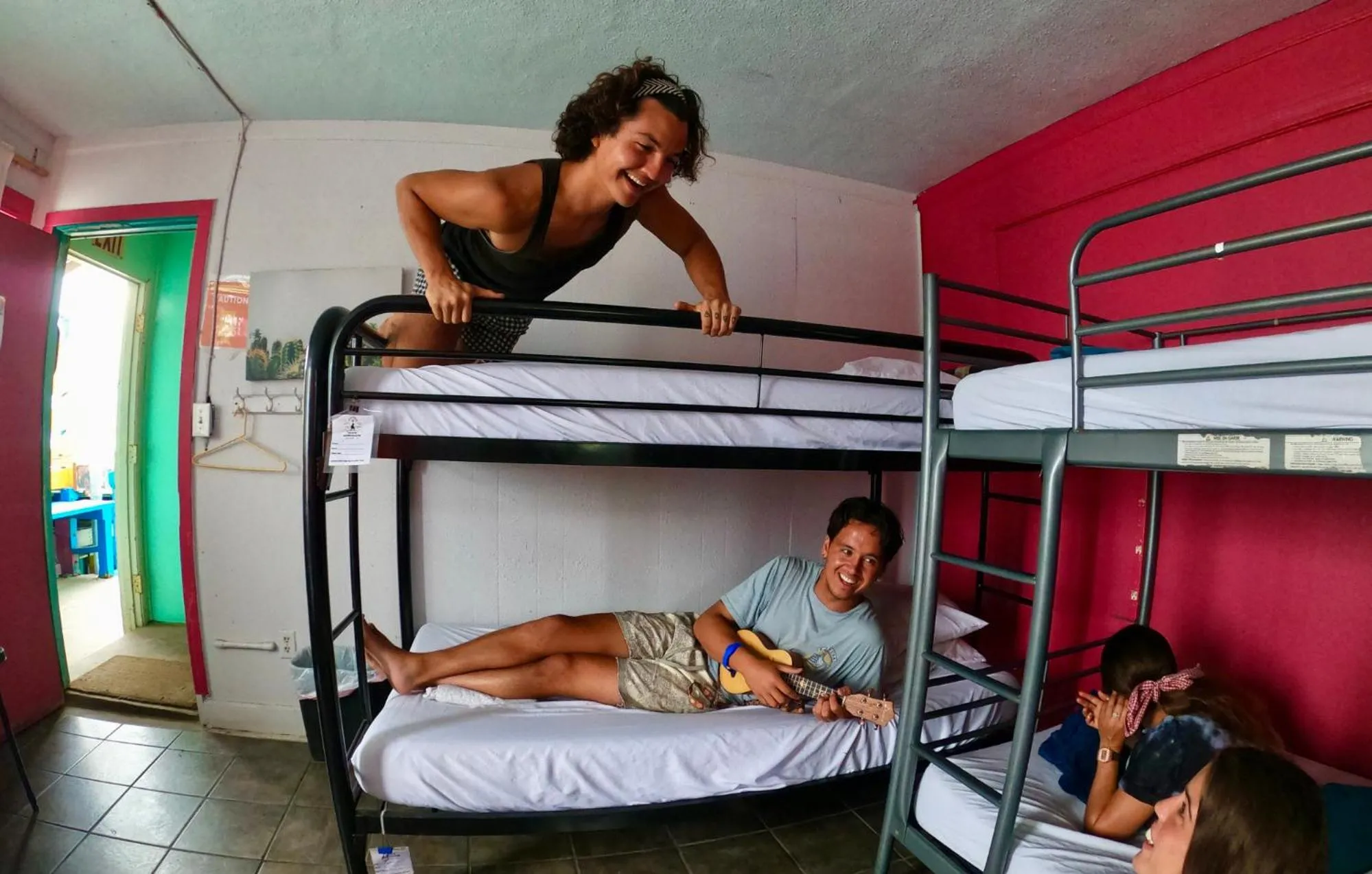 Bedroom, Bed in ITH San Diego Beach Bungalow Surf Hostel