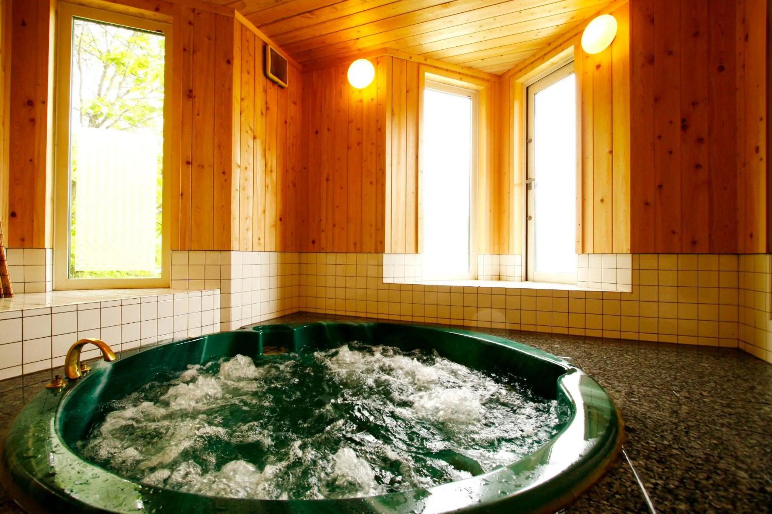 Hot Spring Bath in Hotel Andermatt