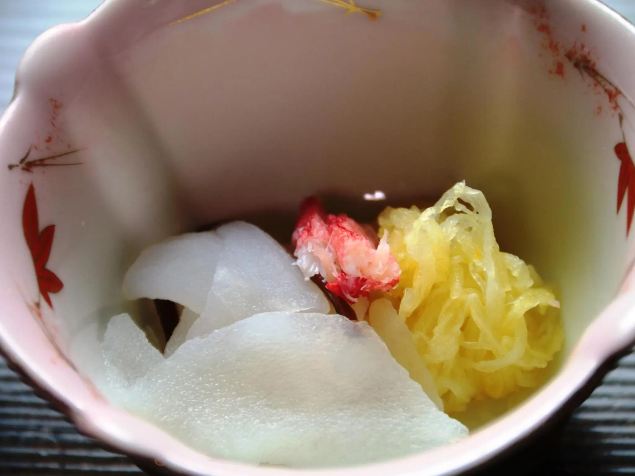 Food close-up in Yunohirakan