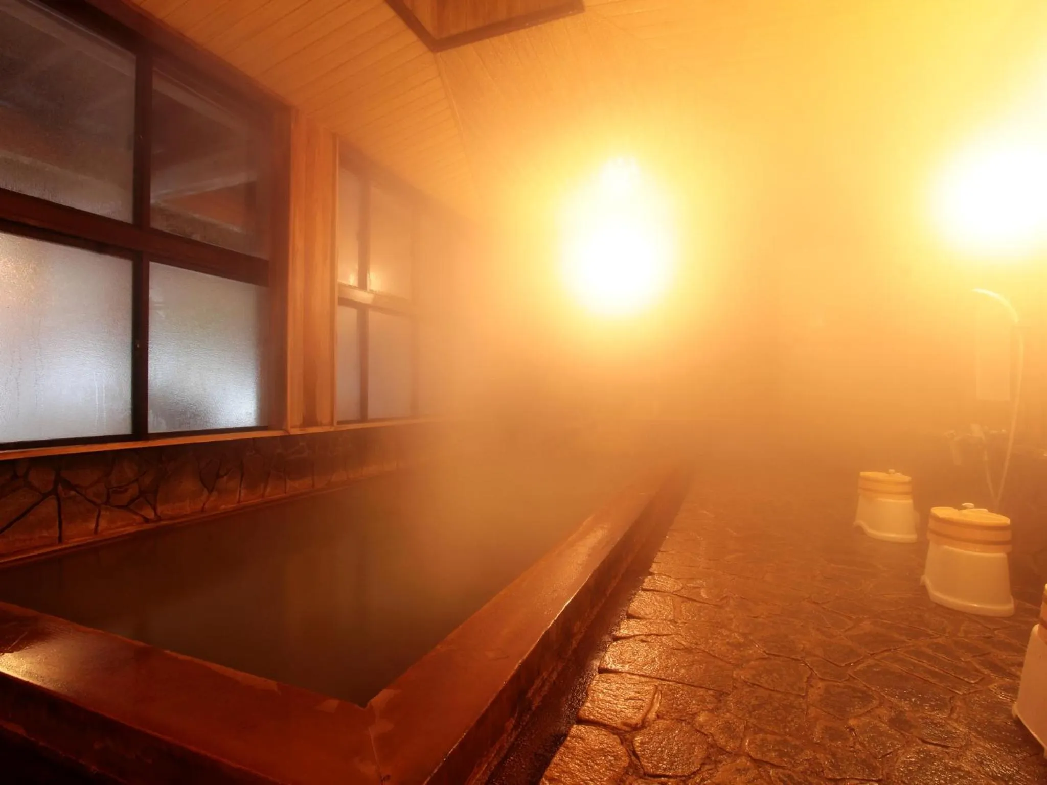 Hot Spring Bath in Yunohirakan
