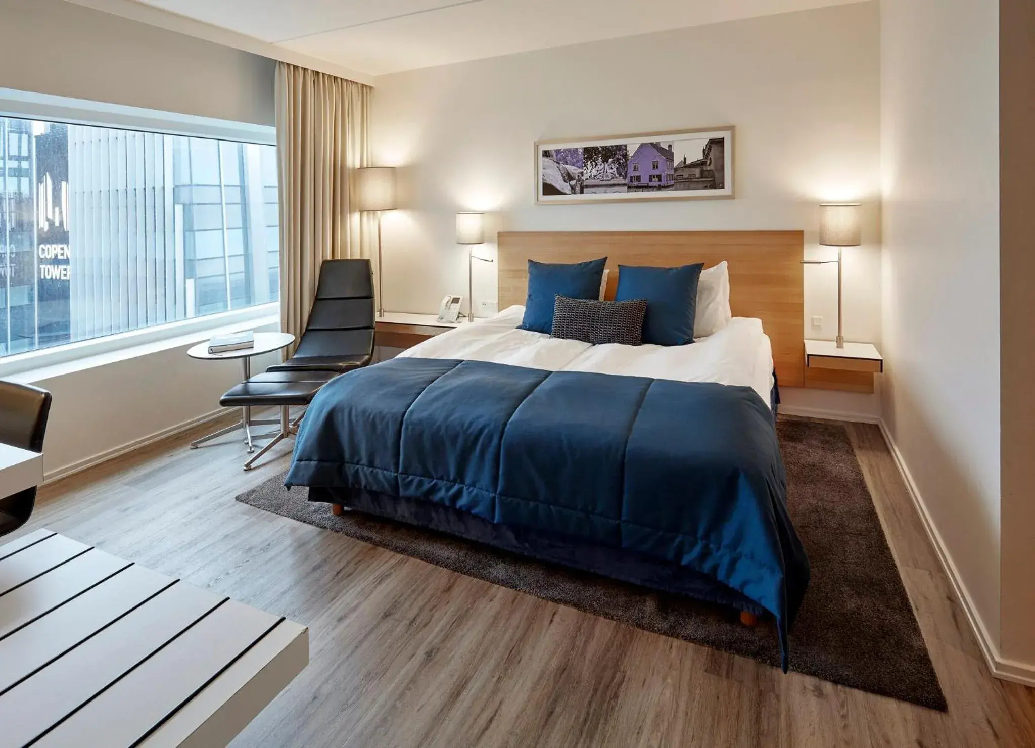 Photo of the whole room, Bed in Crowne Plaza Copenhagen Towers by IHG Photo of the whole room, Bed in Crowne Plaza Copenhagen Towers by IHG