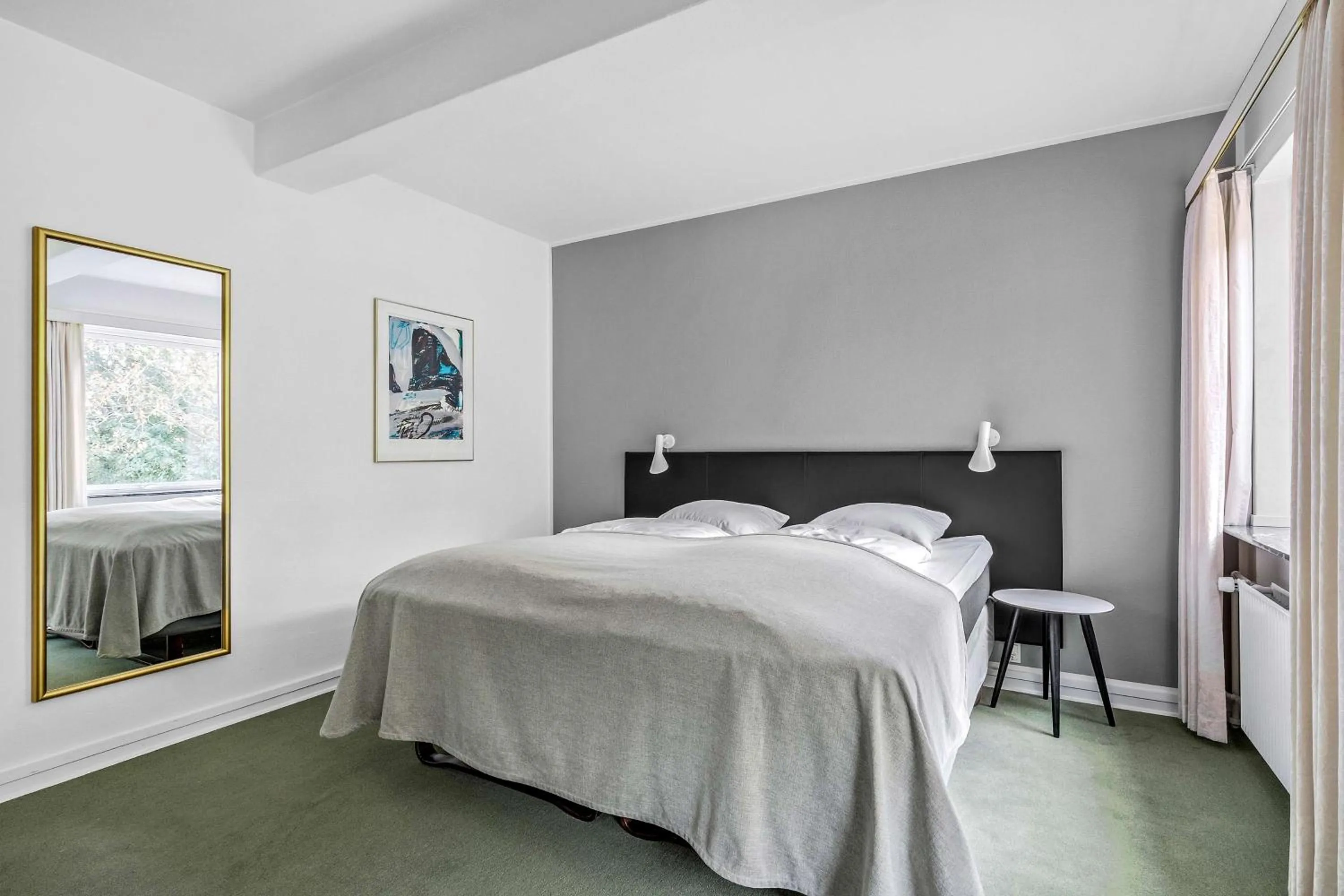 Bedroom, Bed in Gl Skovridergaard