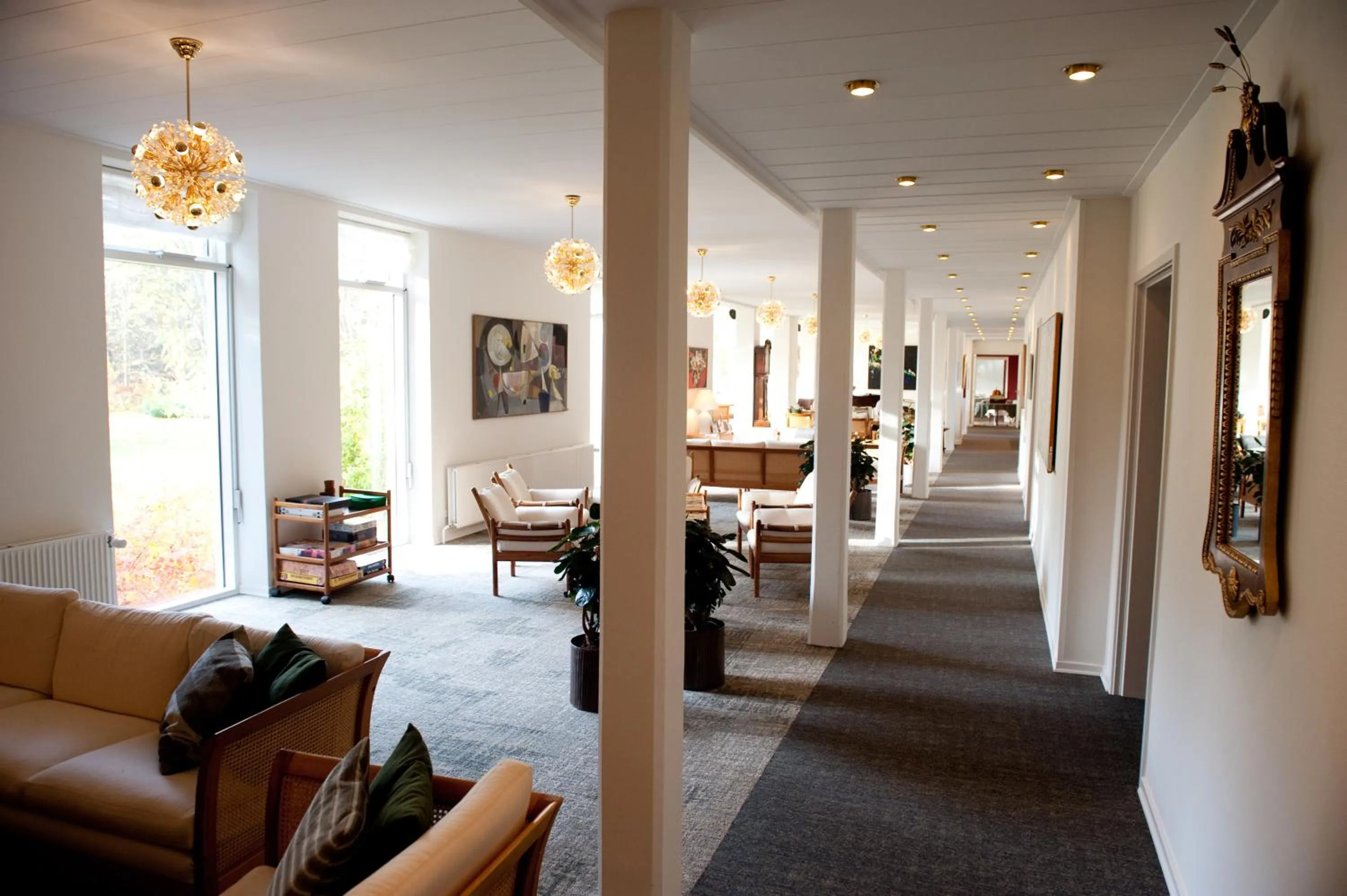 Communal lounge/ TV room in Gl Skovridergaard