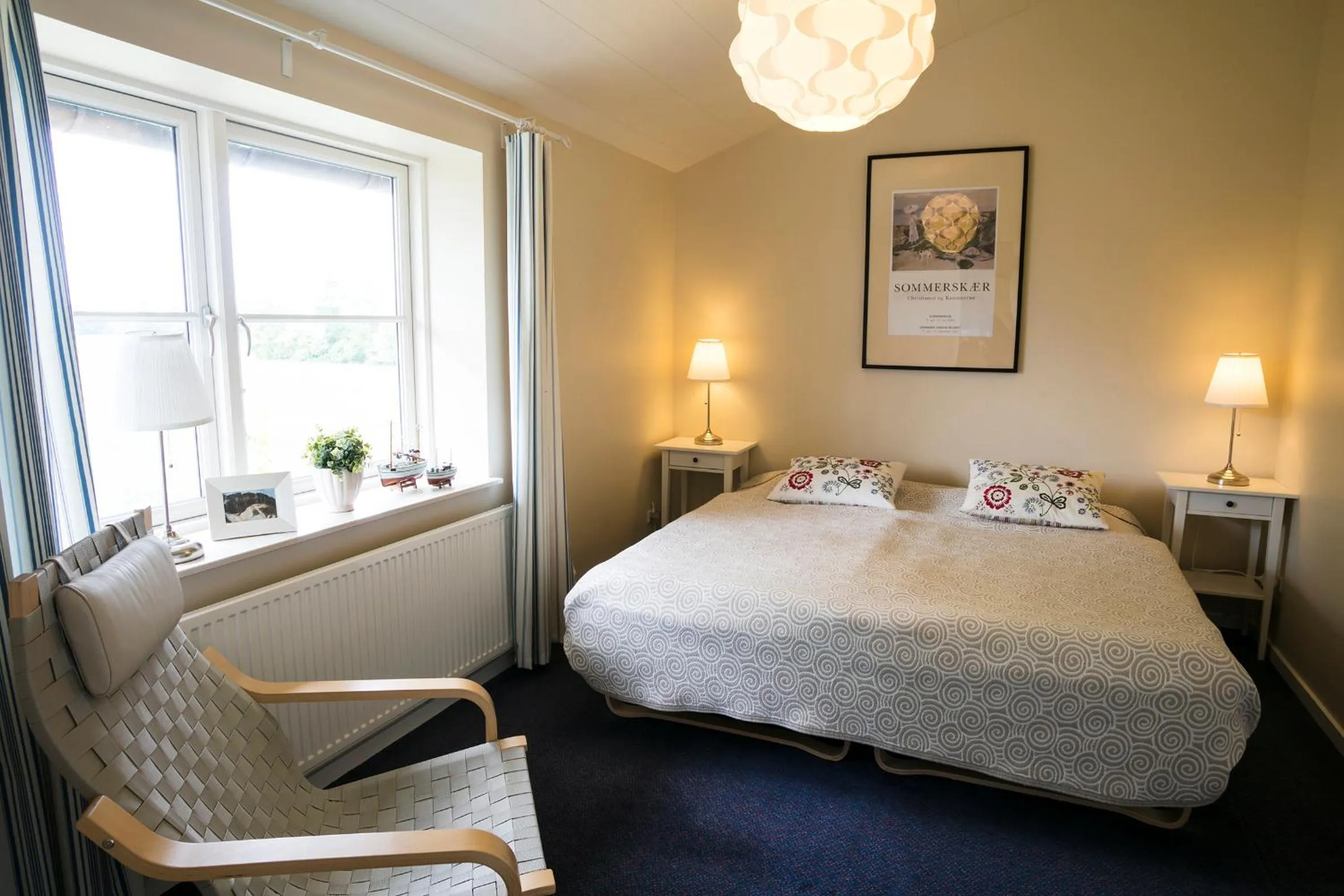 Photo of the whole room, Bed in Tiendegaarden Møns Klint