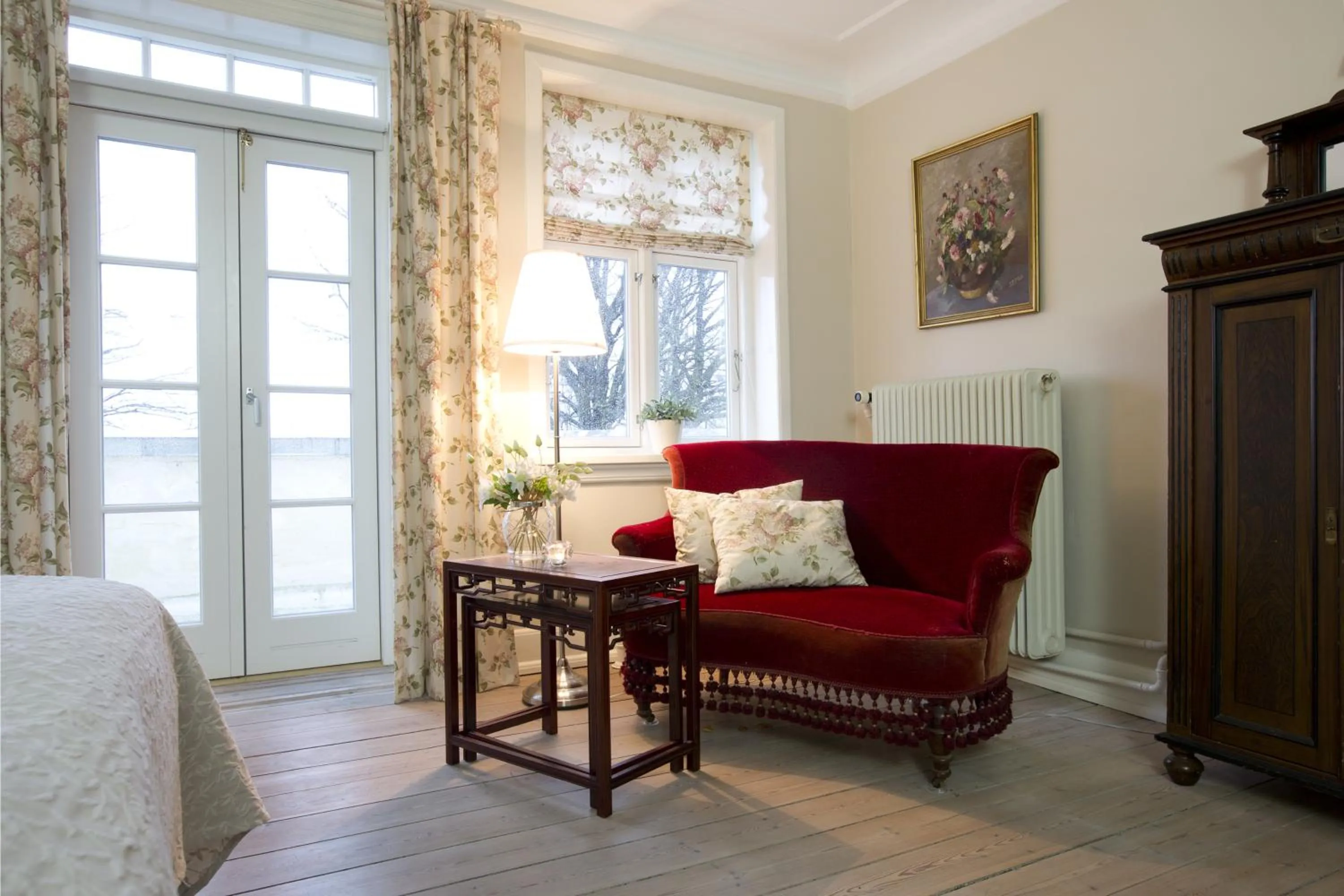 Seating area in Tiendegaarden Møns Klint