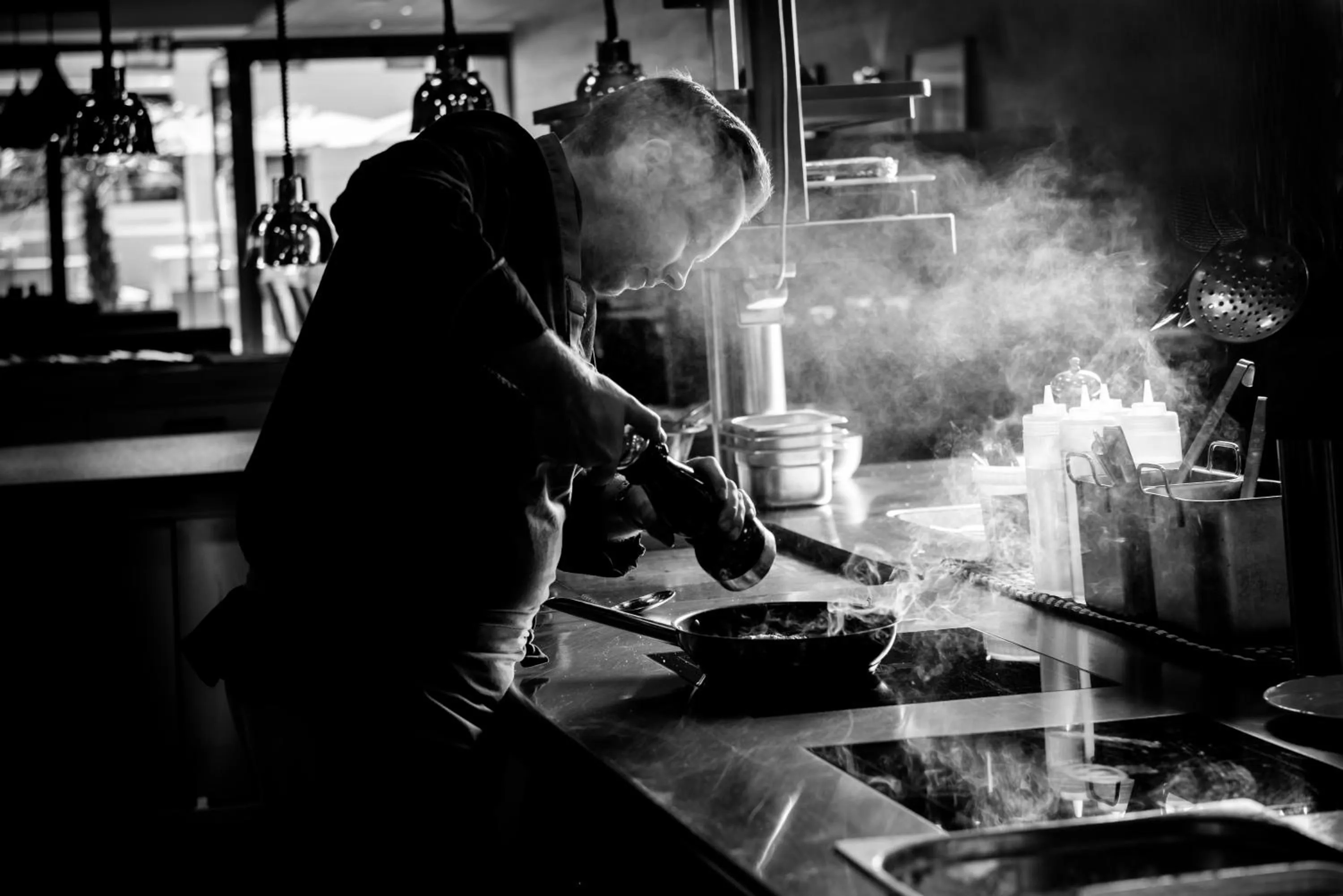 kitchen in Buchners Hotel & Restaurant